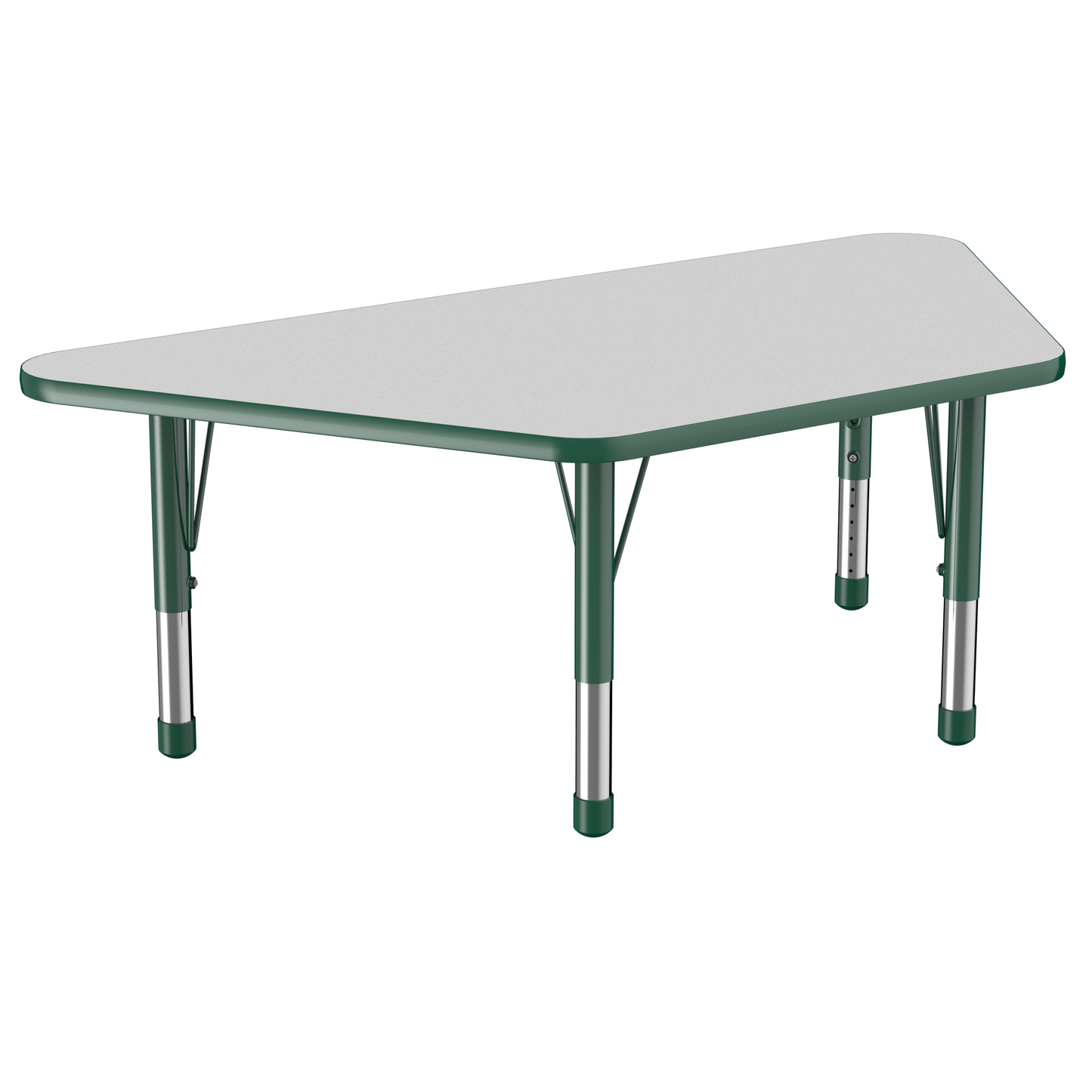 FDP 30" x 60" Trapezoid T - Molding Activity Table with Adjustable Chunky Legs (FDP - 10072 - XX) - SchoolOutlet
