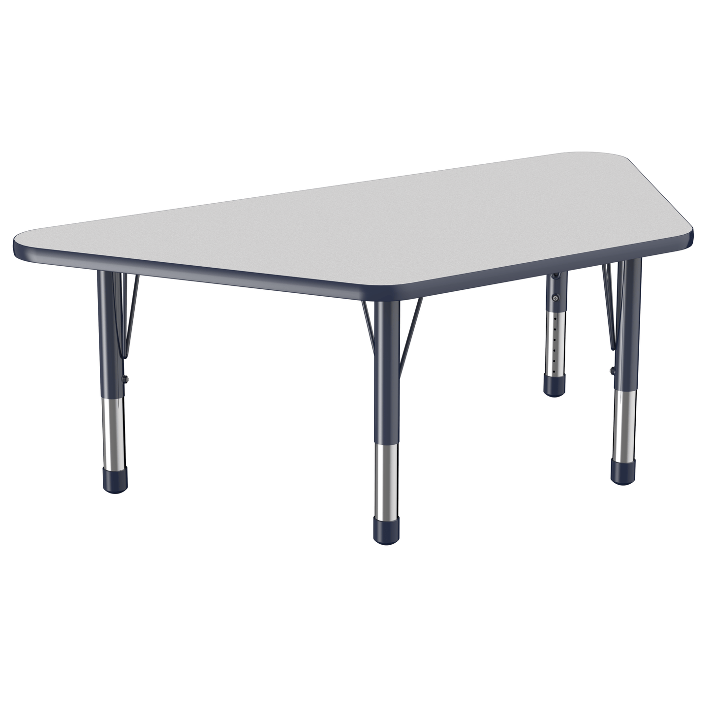 FDP 30" x 60" Trapezoid T - Molding Activity Table with Adjustable Chunky Legs (FDP - 10072 - XX) - SchoolOutlet