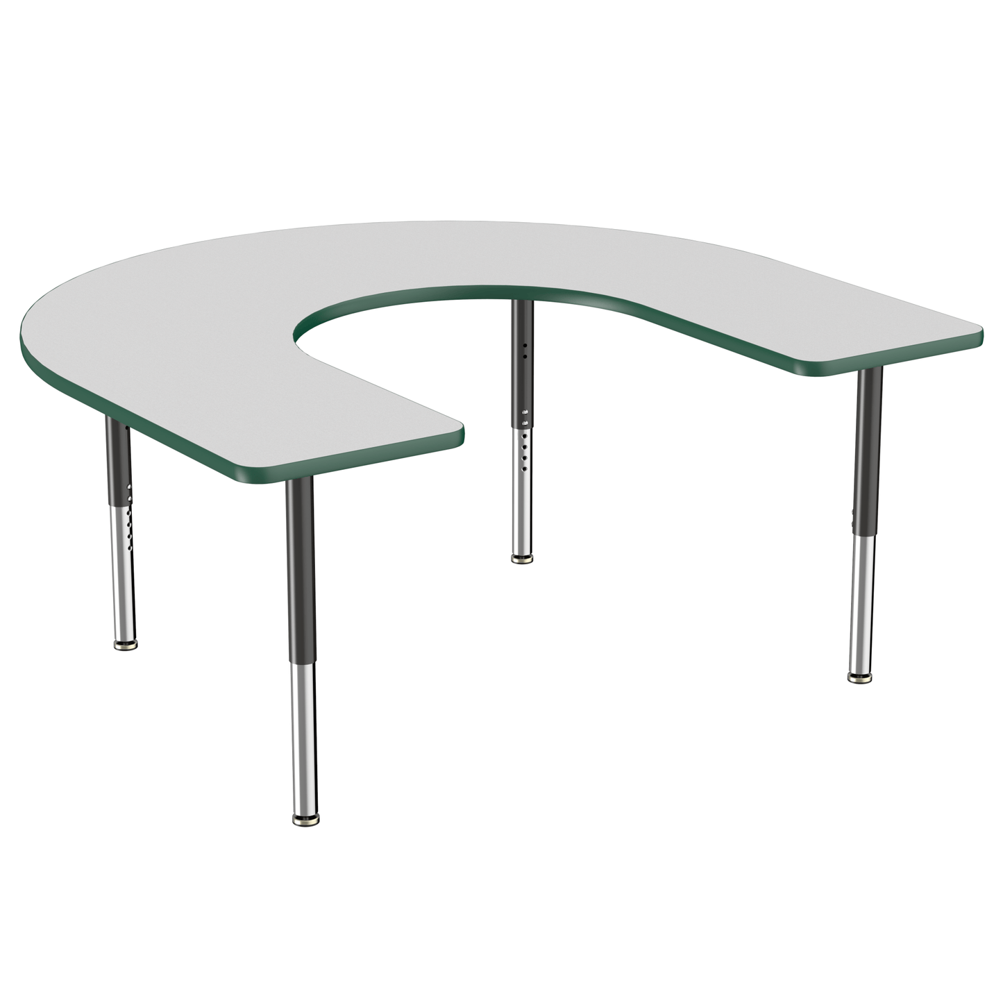 FDP 60" x 66" Horseshoe T - Molding Activity Table with Adjustable Super Legs (FDP - 10096 - XX) - SchoolOutlet