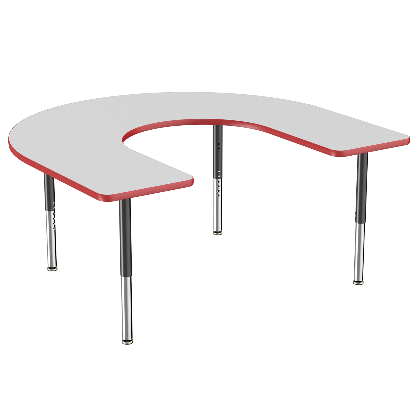 FDP 60" x 66" Horseshoe T - Molding Activity Table with Adjustable Super Legs (FDP - 10096 - XX) - SchoolOutlet