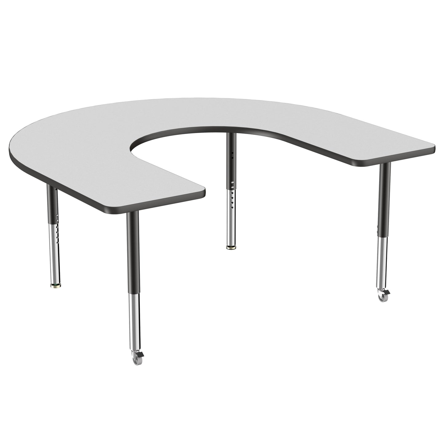 FDP 60" x 66" Horseshoe T - Molding Activity Table with Adjustable Super Legs (FDP - 10096 - XX) - SchoolOutlet