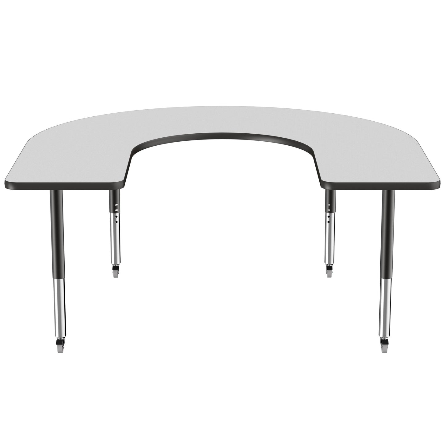 FDP 60" x 66" Horseshoe T - Molding Activity Table with Adjustable Super Legs (FDP - 10096 - XX) - SchoolOutlet