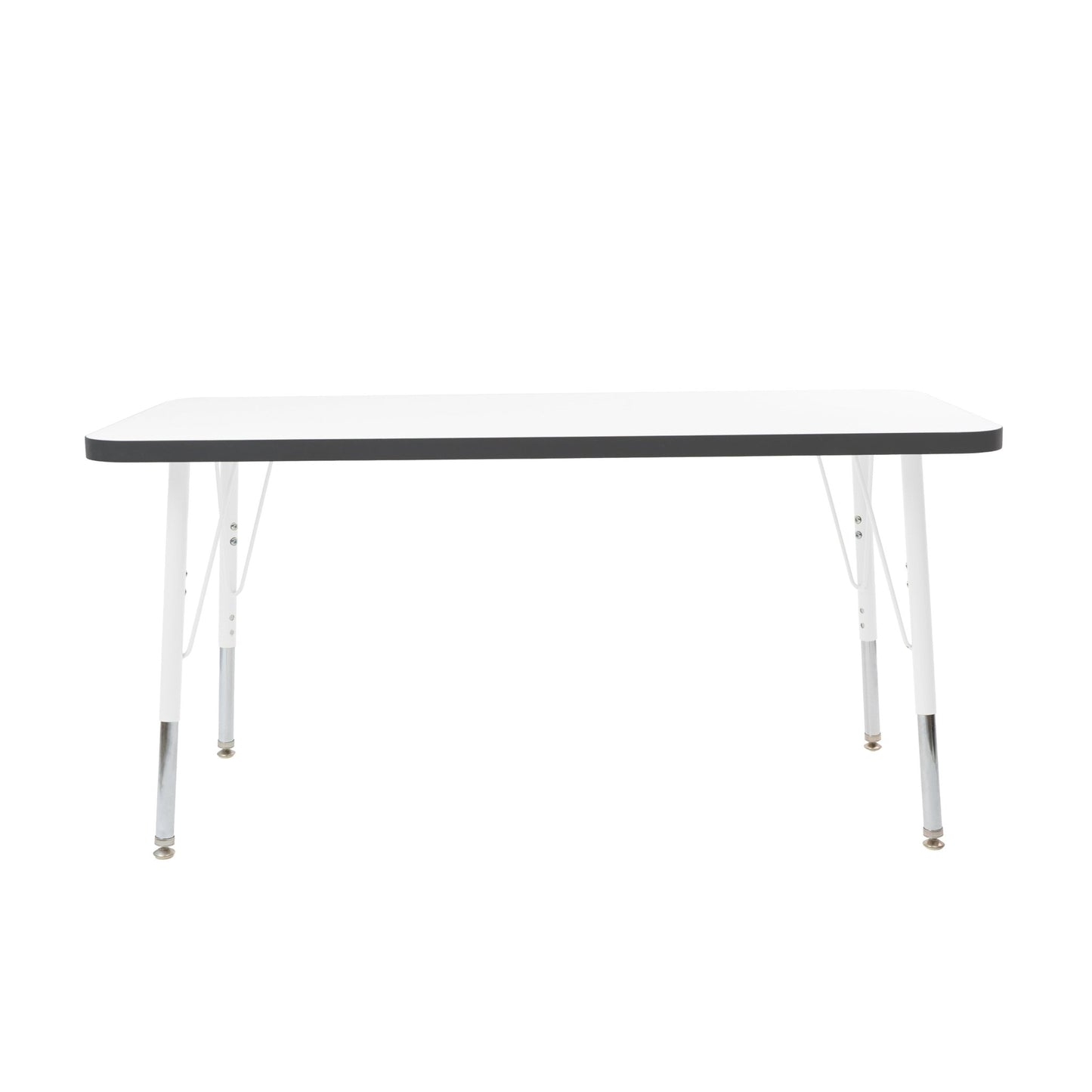 FDP 24" x 48" Rectangle Thermofused Activity Table with Adjustable Standard Swivel Glide Legs (FDP - 10111 - XX) - SchoolOutlet