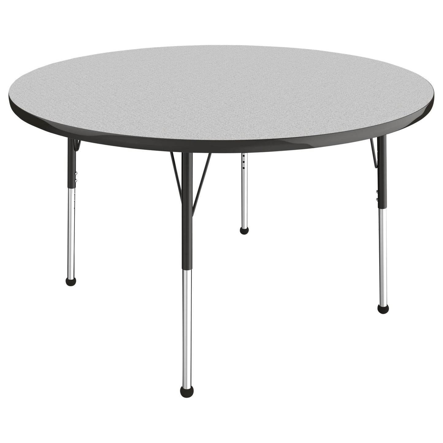 FDP 48" Round Thermofused Activity Table with Adjustable Standard Ball Glide Legs (FDP - 10138 - XX) - SchoolOutlet