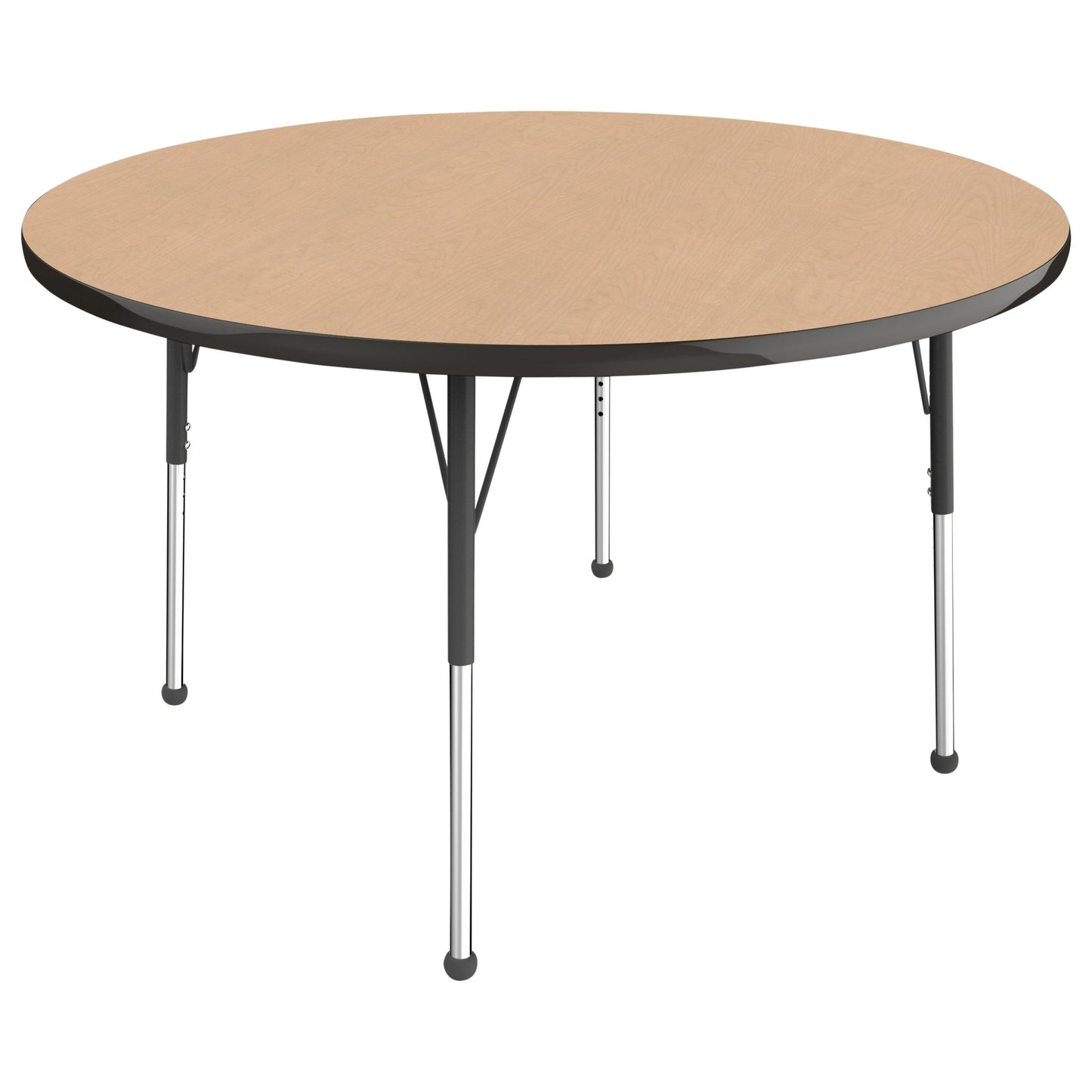 FDP 48" Round Thermofused Activity Table with Adjustable Standard Ball Glide Legs (FDP - 10138 - XX) - SchoolOutlet