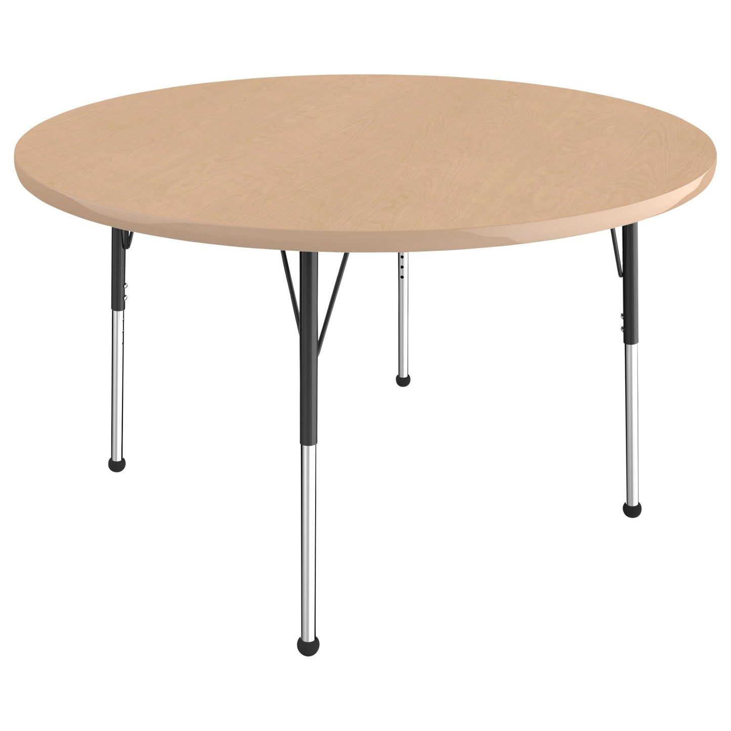 FDP 48" Round Thermofused Activity Table with Adjustable Standard Ball Glide Legs (FDP - 10138 - XX) - SchoolOutlet