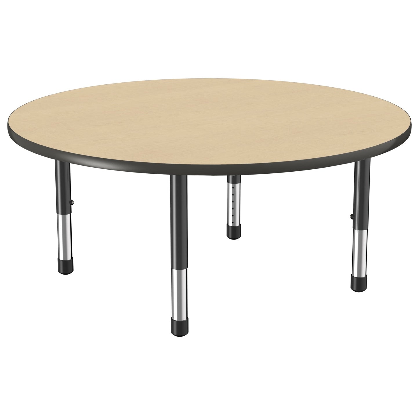 FDP 48" Round Thermofused Activity Table with Adjustable Chunky Legs (FDP - 10139 - XX) - SchoolOutlet