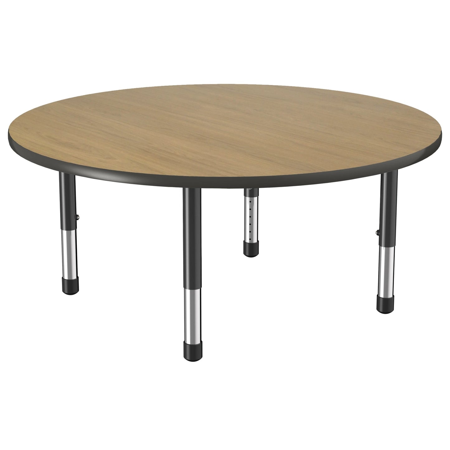 FDP 48" Round Thermofused Activity Table with Adjustable Chunky Legs (FDP - 10139 - XX) - SchoolOutlet