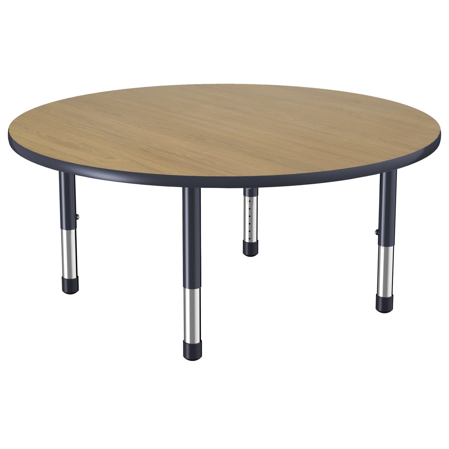 FDP 48" Round Thermofused Activity Table with Adjustable Chunky Legs (FDP - 10139 - XX) - SchoolOutlet