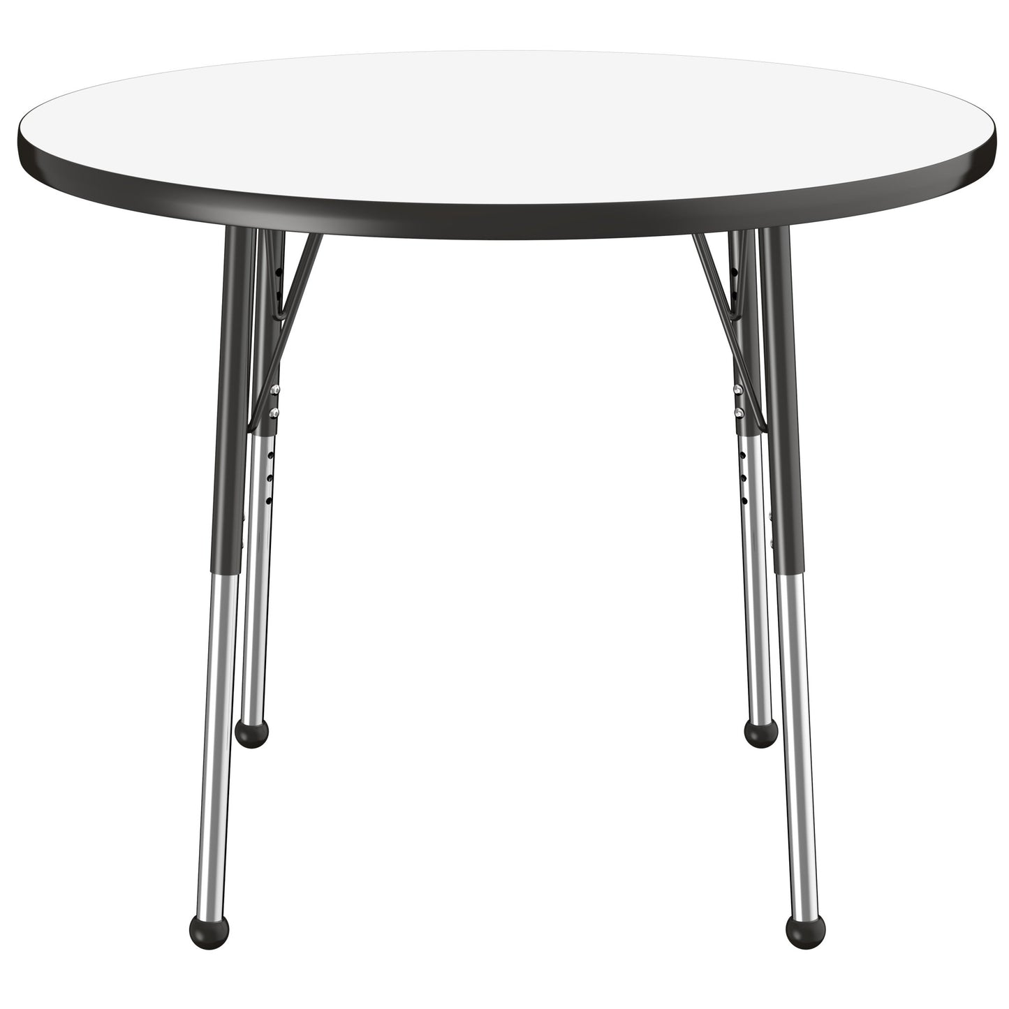 FDP 36" Round Dry - Erase Activity Table with Adjustable Standard Ball Glide Legs (FDP - 10193 - XX) - SchoolOutlet