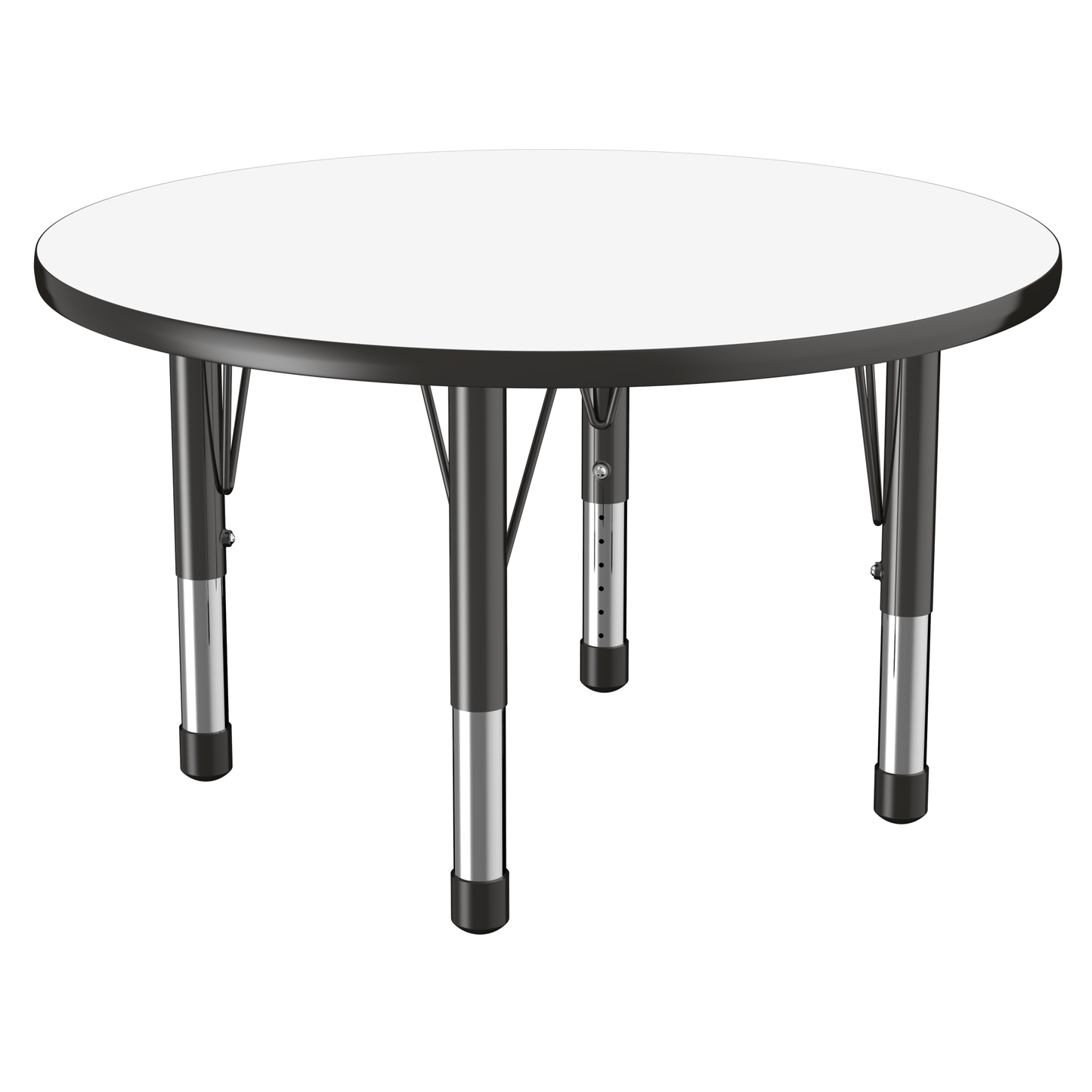 FDP 36" Round Dry - Erase Activity Table with Adjustable Chunky Legs (FDP - 10194 - XX) - SchoolOutlet