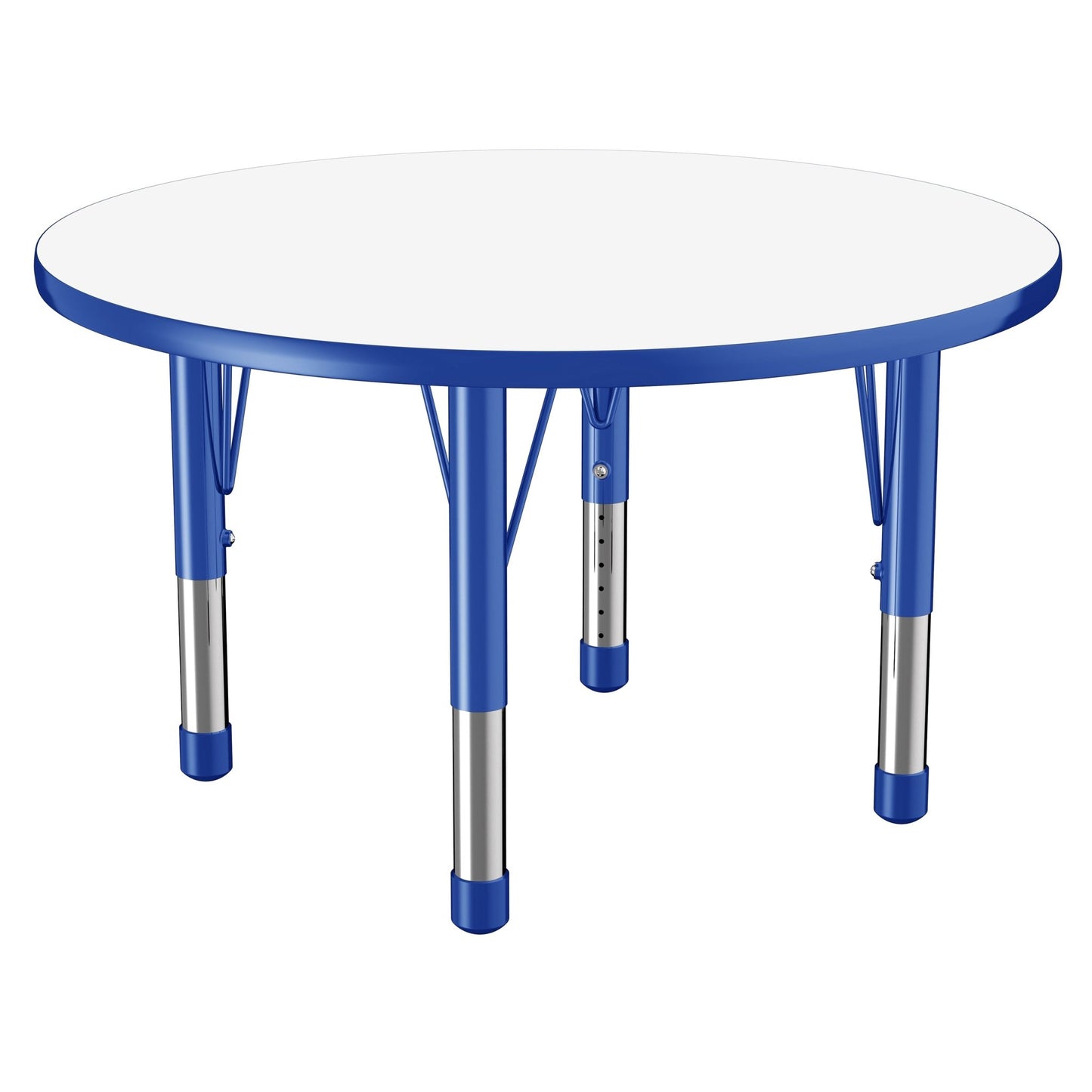 FDP 36" Round Dry - Erase Activity Table with Adjustable Chunky Legs (FDP - 10194 - XX) - SchoolOutlet