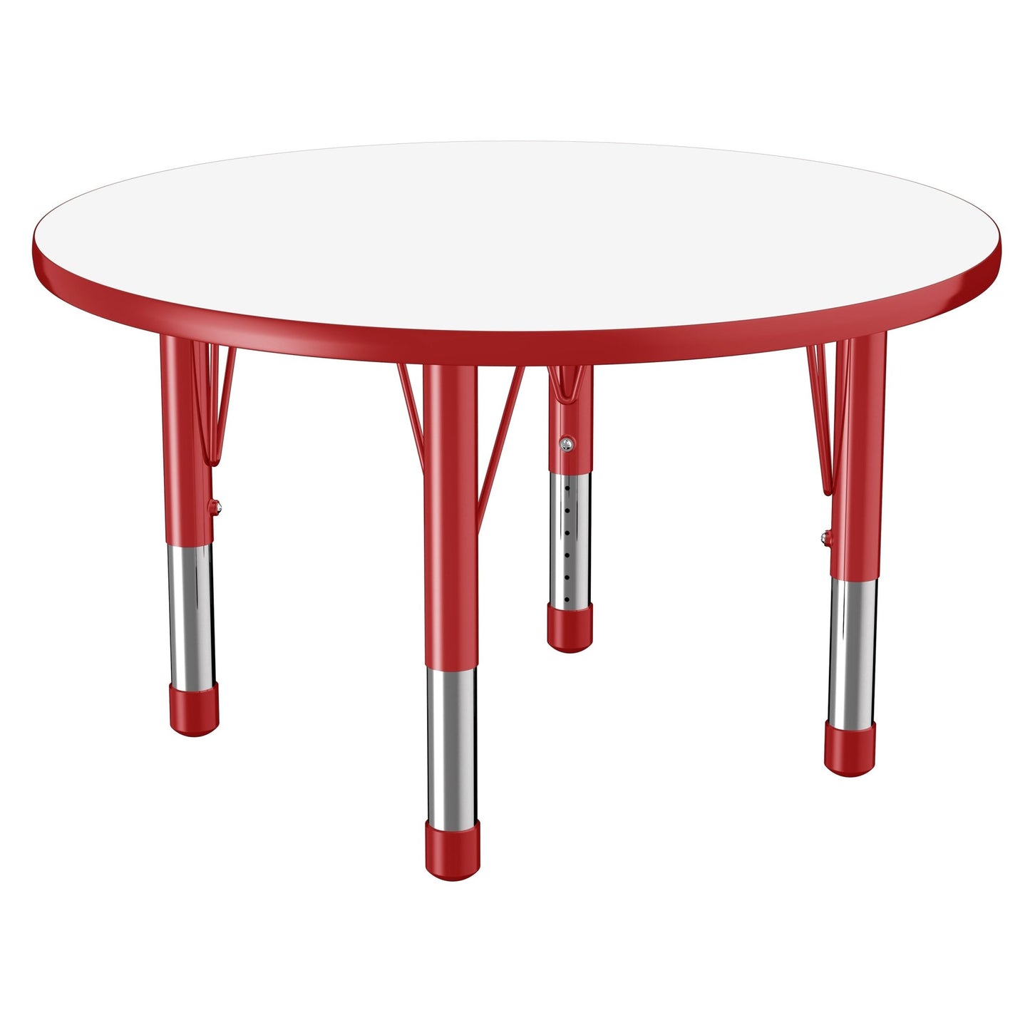 FDP 36" Round Dry - Erase Activity Table with Adjustable Chunky Legs (FDP - 10194 - XX) - SchoolOutlet
