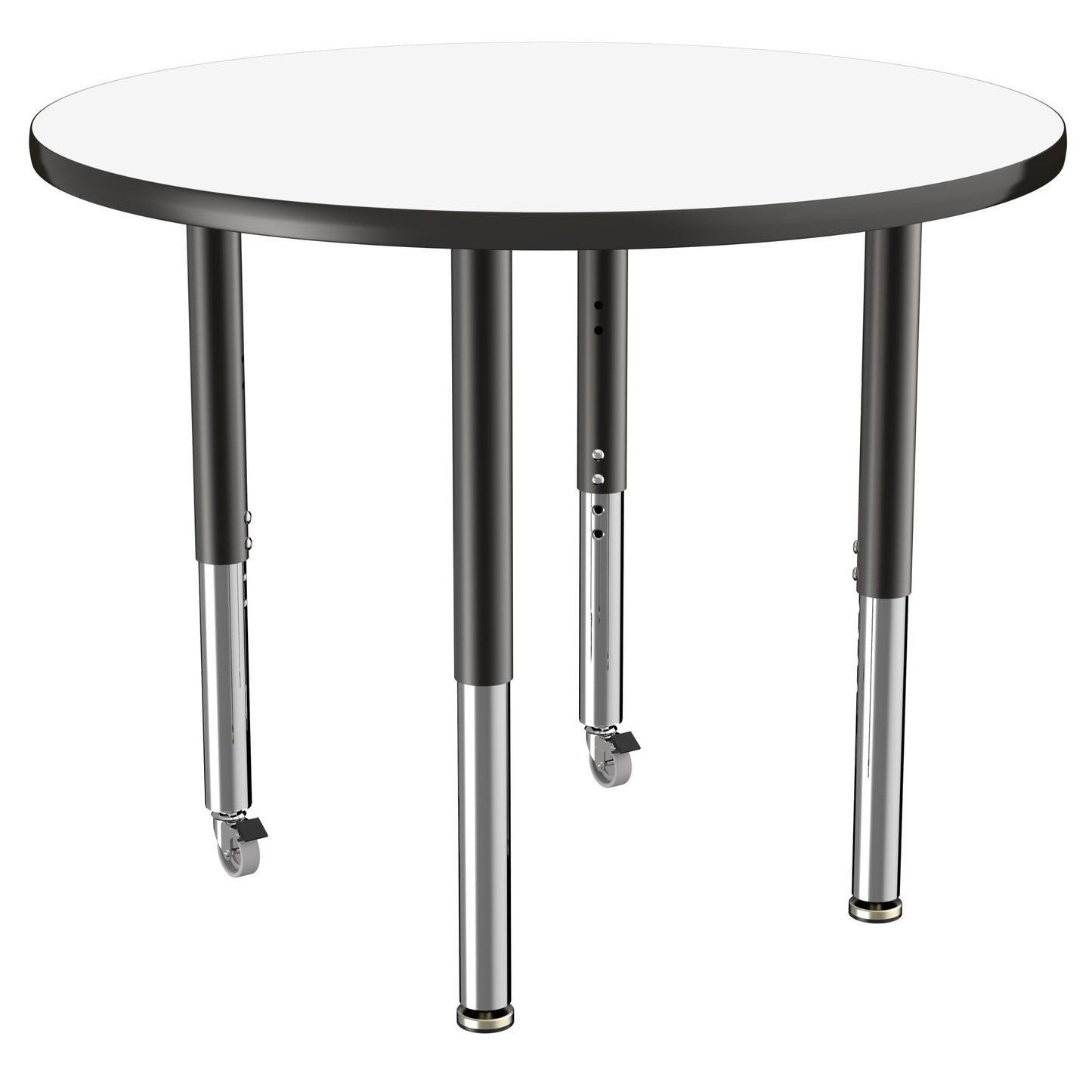 FDP 36" Round Dry - Erase Activity Table with Adjustable Super Legs (FDP - 10195 - XX) - SchoolOutlet