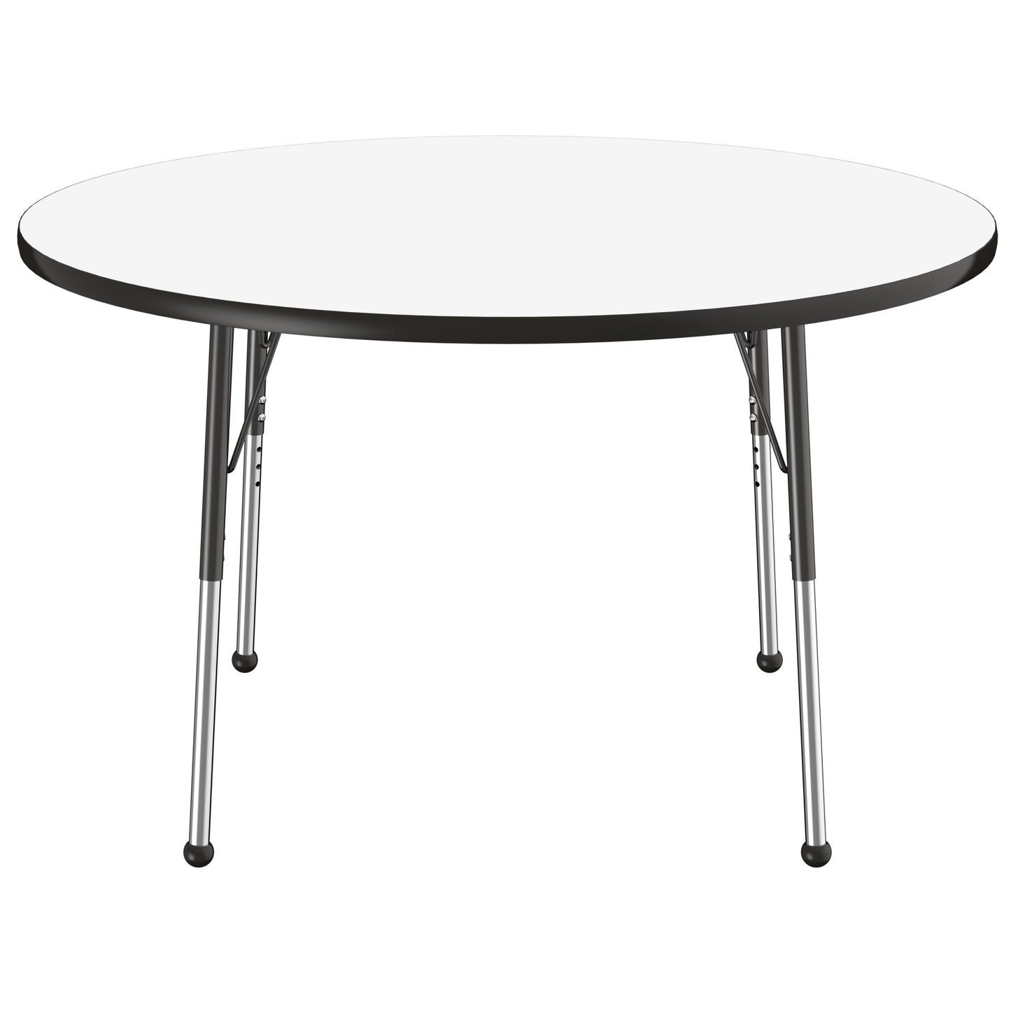 FDP 48" Round Collaborative Dry - Erase Activity Table with Adjustable Standard Ball Glide Legs (FDP - 10197 - XX) - SchoolOutlet