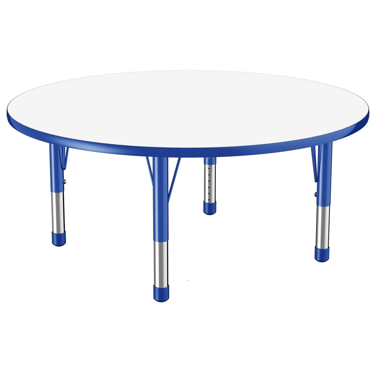 FDP 48" Round Collaborative Dry - Erase Activity Table with Adjustable Chunky Legs (FDP - 10198 - XX) - SchoolOutlet
