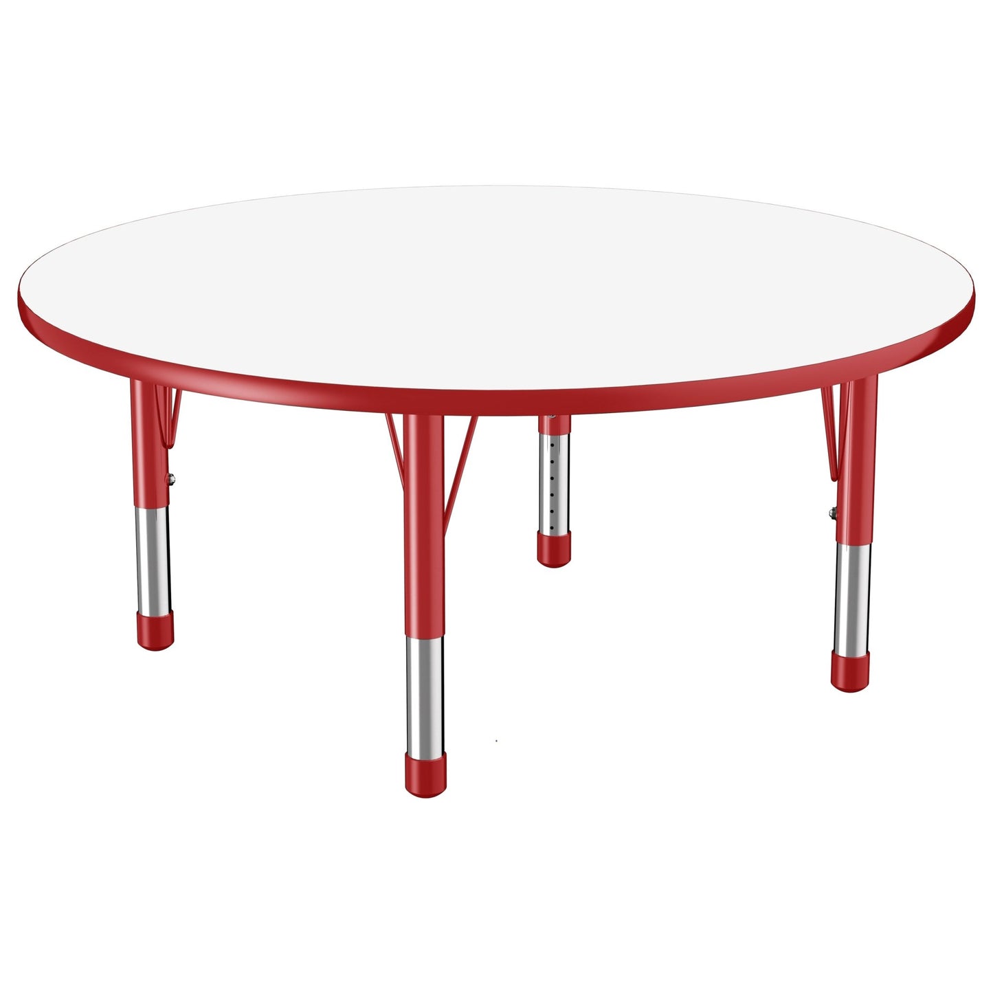 FDP 48" Round Collaborative Dry - Erase Activity Table with Adjustable Chunky Legs (FDP - 10198 - XX) - SchoolOutlet