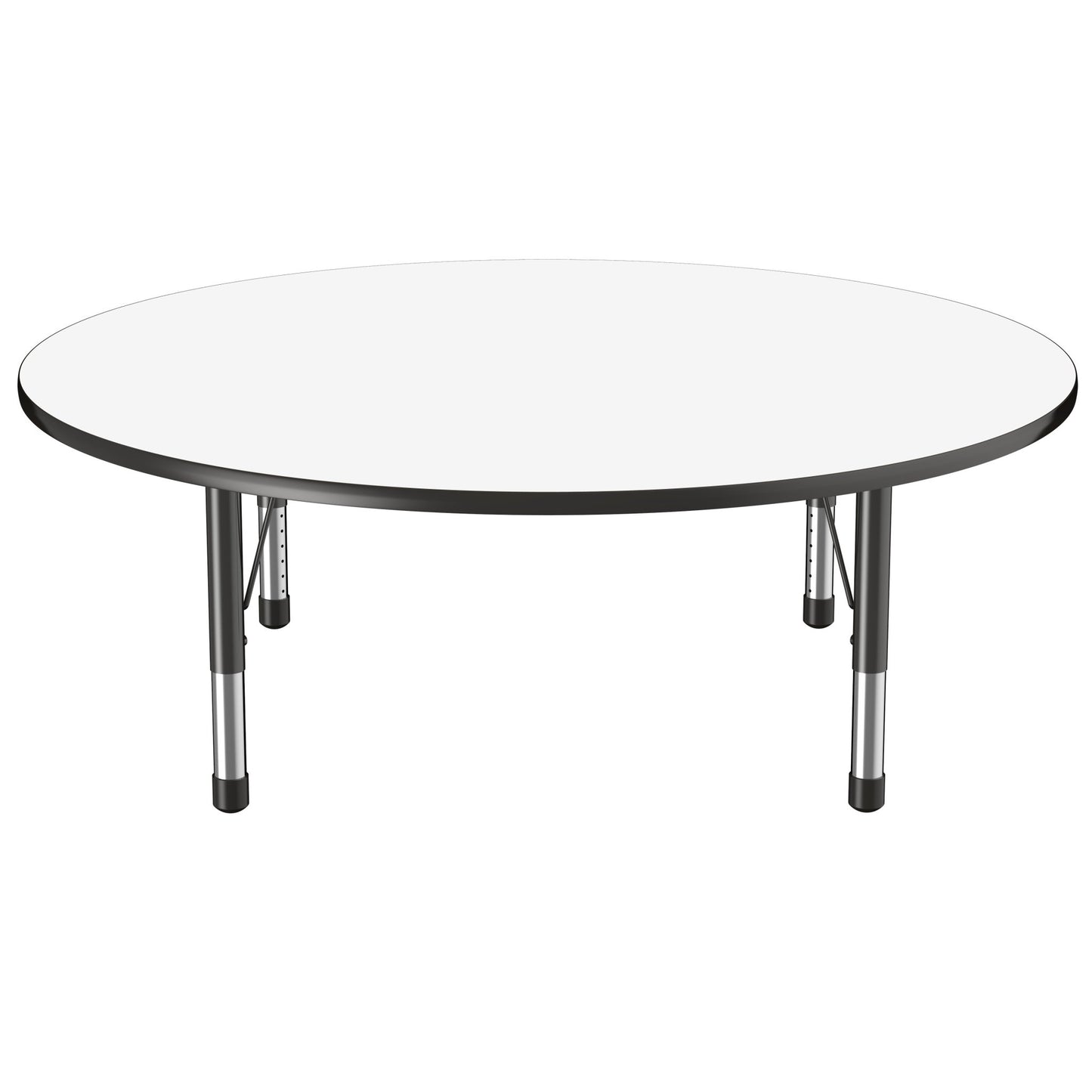 FDP 60" Round Dry - Erase Activity Table with Adjustable Chunky Legs (FDP - 10202 - XX) - SchoolOutlet