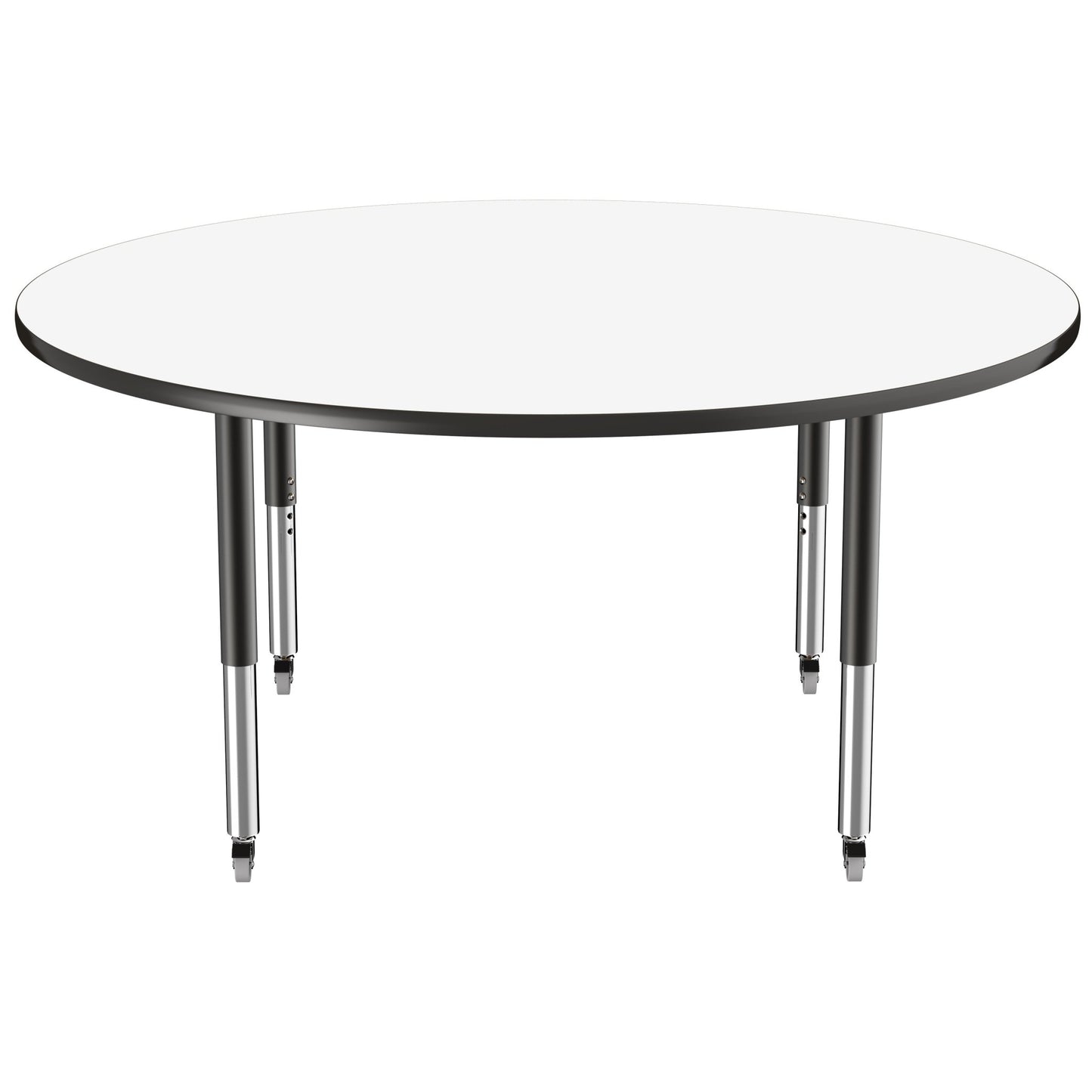 FDP 60" Round Dry - Erase Activity Table with Adjustable Super Legs (FDP - 10203 - XX) - SchoolOutlet