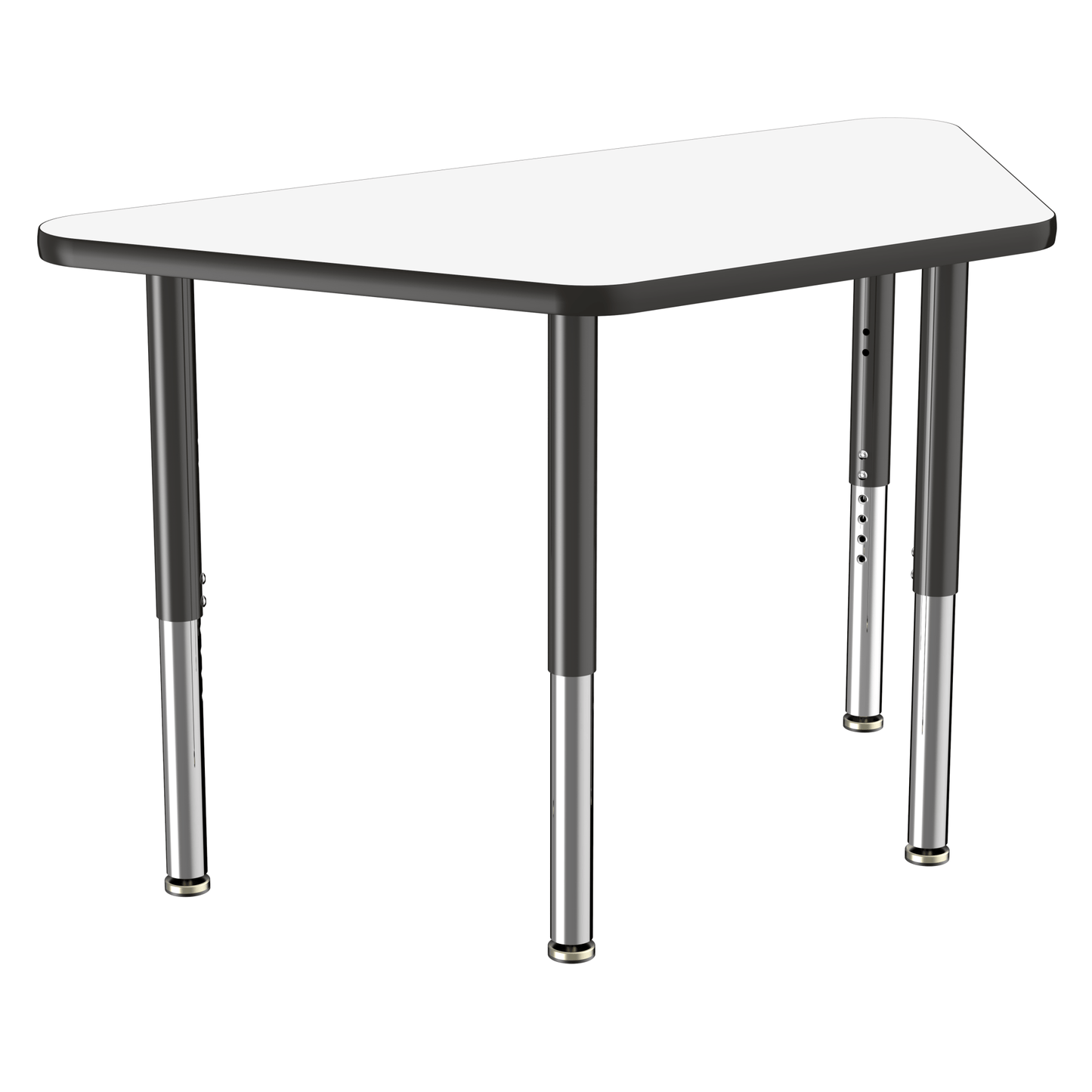 FDP 24" x 48" Trapezoid Dry - Erase Activity Table with Adjustable Super Legs (FDP - 10221 - XX) - SchoolOutlet