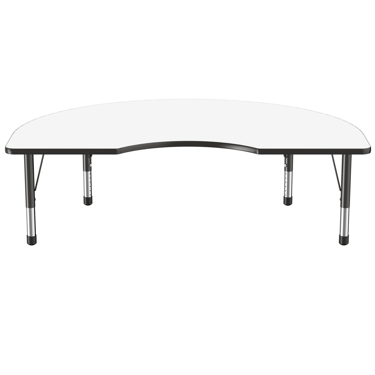 FDP 48" x 72" Kidney Dry - Erase Activity Table with Adjustable Chunky Legs (FDP - 10239 - XX) - SchoolOutlet
