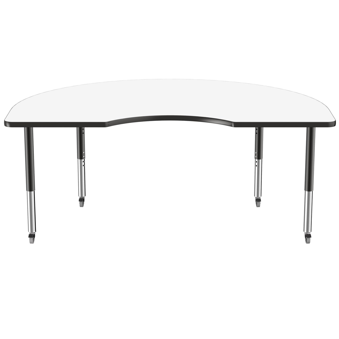FDP 48" x 72" Kidney Dry - Erase Activity Table with Adjustable Super Legs (FDP - 10240 - XX) - SchoolOutlet