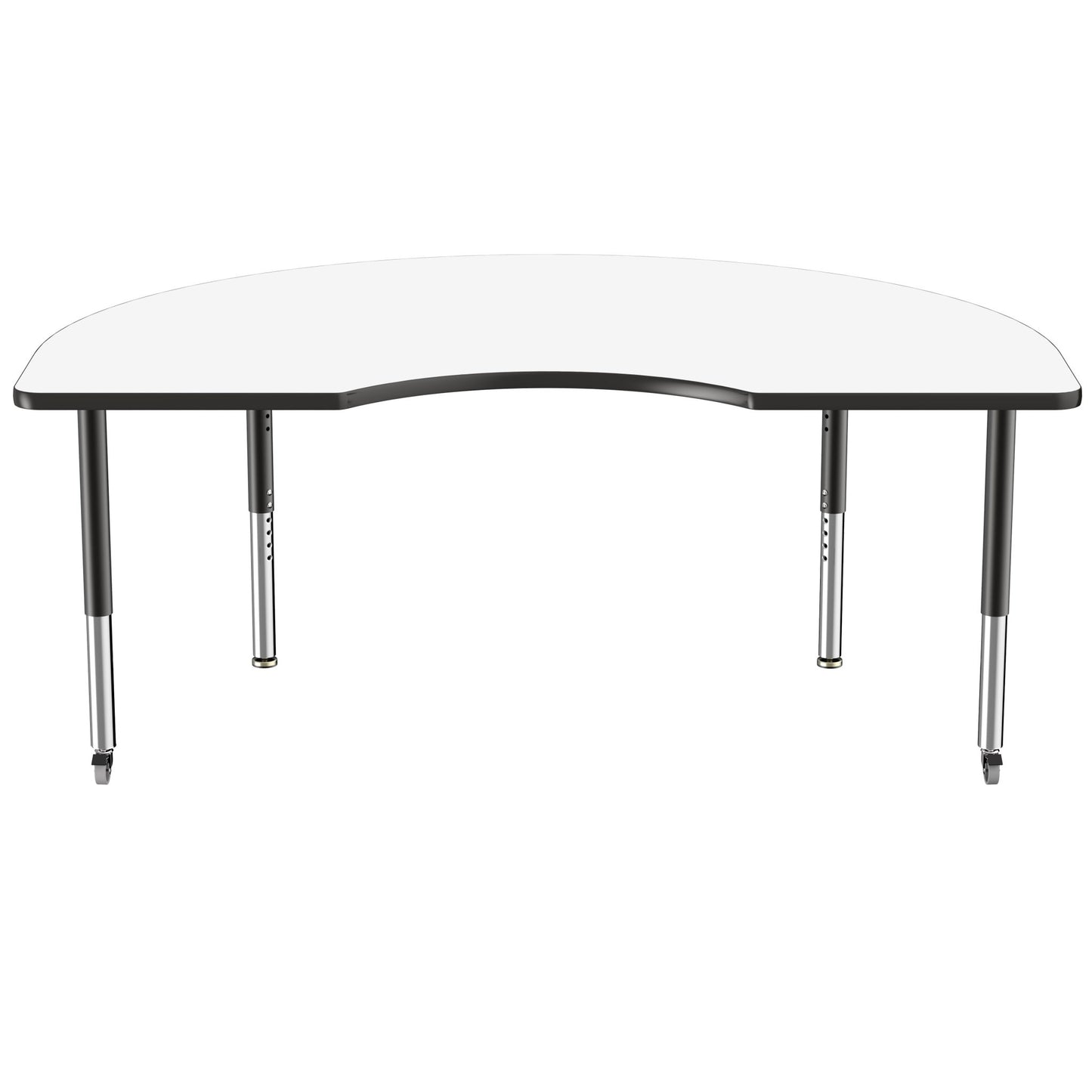 FDP 48" x 72" Kidney Dry - Erase Activity Table with Adjustable Super Legs (FDP - 10240 - XX) - SchoolOutlet