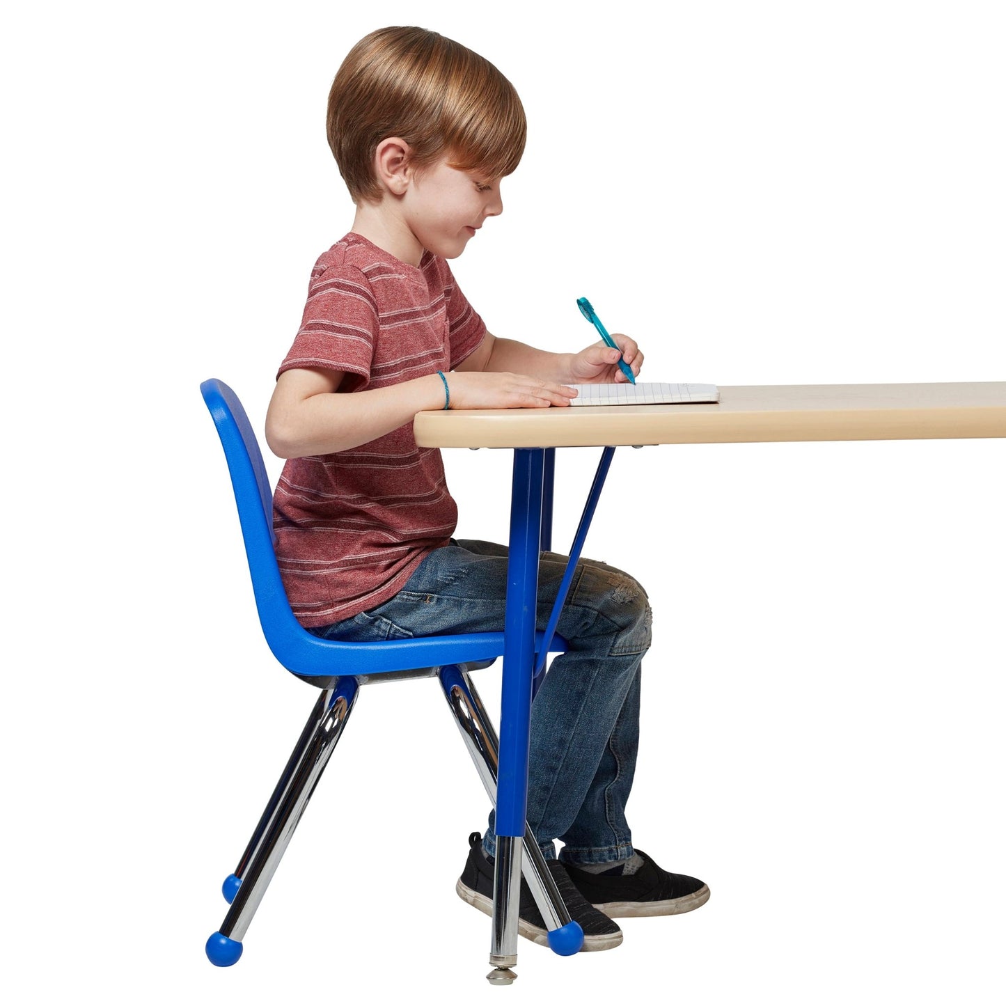 FDP Stackable School Chair, Chrome Legs, Ball Glide - 12" Seat Height (FDP - 10359) - SchoolOutlet