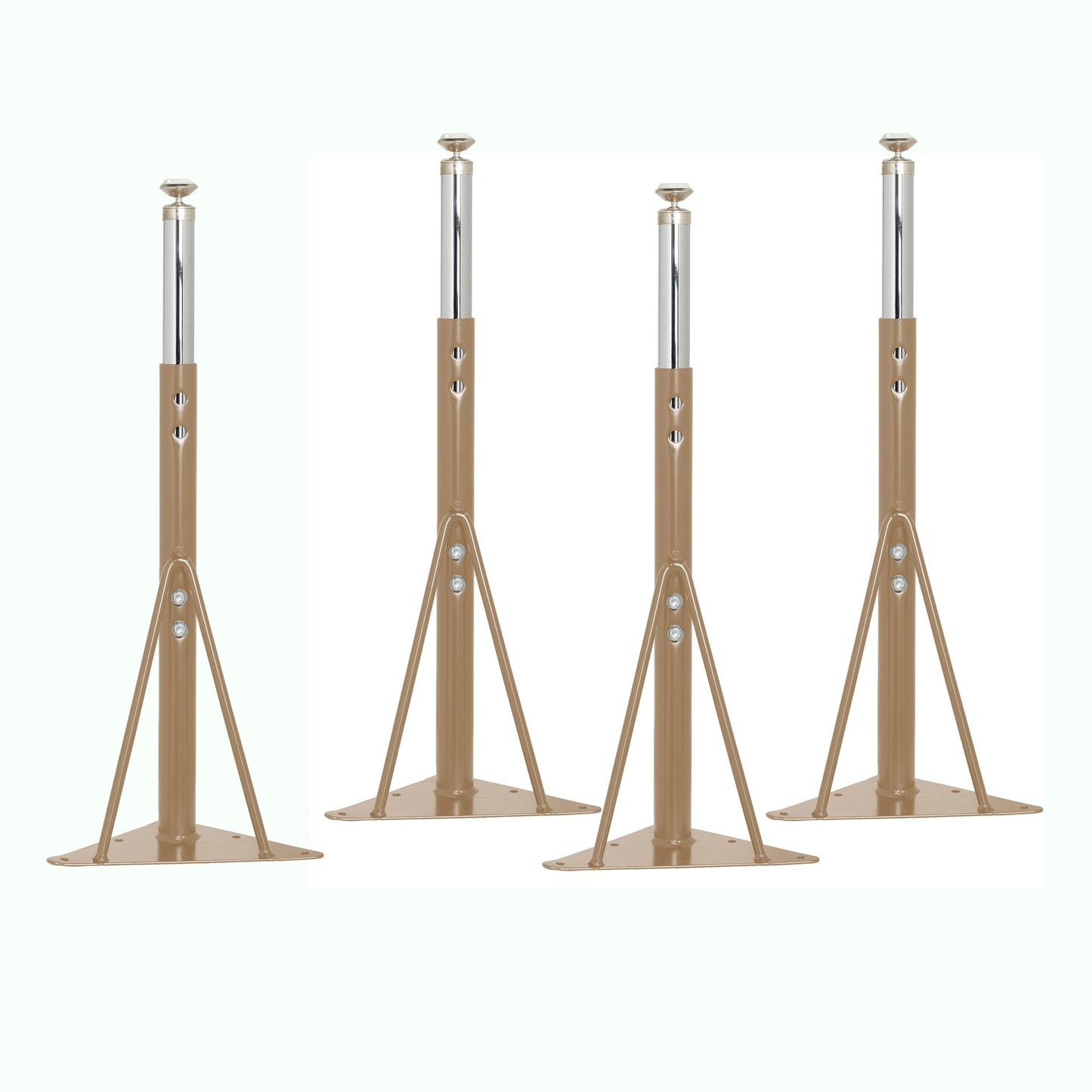 FDP Standard Swivel Glide Legs for Activity Tables, 4 - Piece (FDP - 11024 - XX) - SchoolOutlet