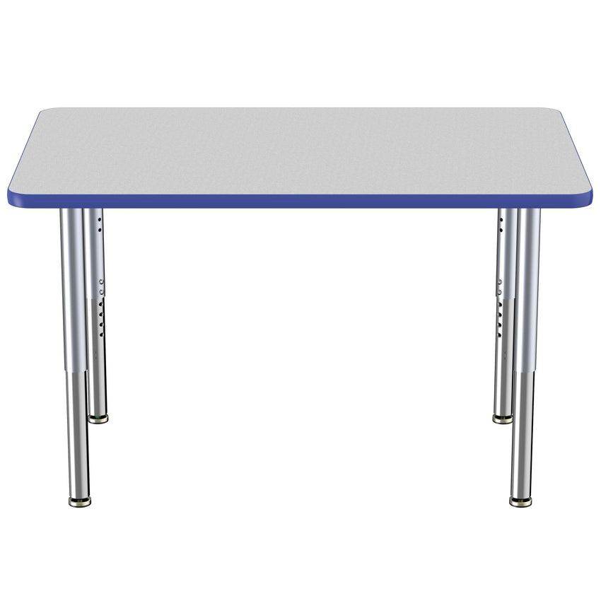 FDP 30" x 48" Rectangle Thermofused Activity Table with Adjustable Super Legs (FDP - 12068 - XX) - SchoolOutlet