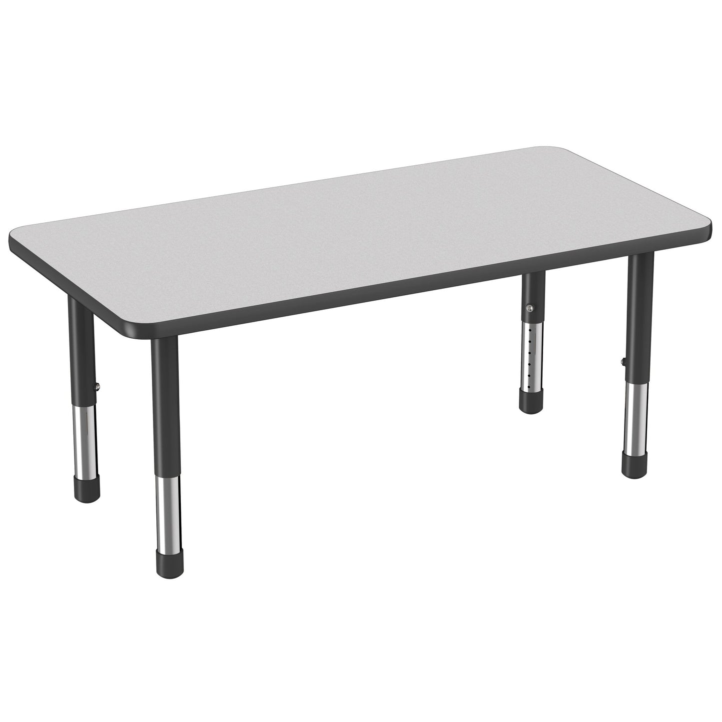 FDP 24" x 48" Rectangle Thermofused Activity Table with Adjustable Chunky Legs (FDP - 12711 - XX) - SchoolOutlet