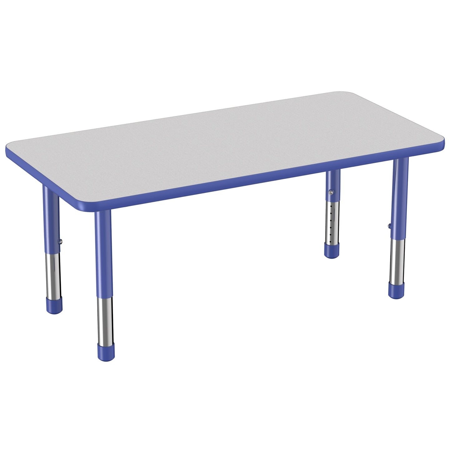 FDP 24" x 48" Rectangle Thermofused Activity Table with Adjustable Chunky Legs (FDP - 12711 - XX) - SchoolOutlet