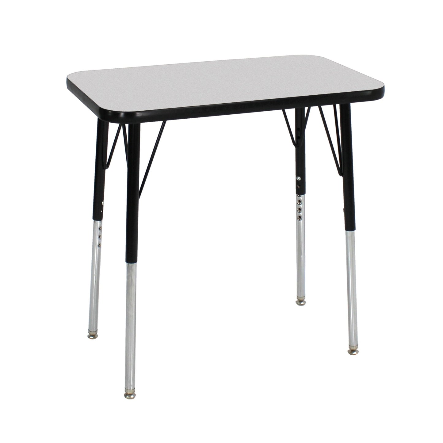FDP 18" x 30" Rectangle T - Molding Activity Table with Adjustable Standard Swivel Glide Legs (FDP - 12861 - XX) - SchoolOutlet