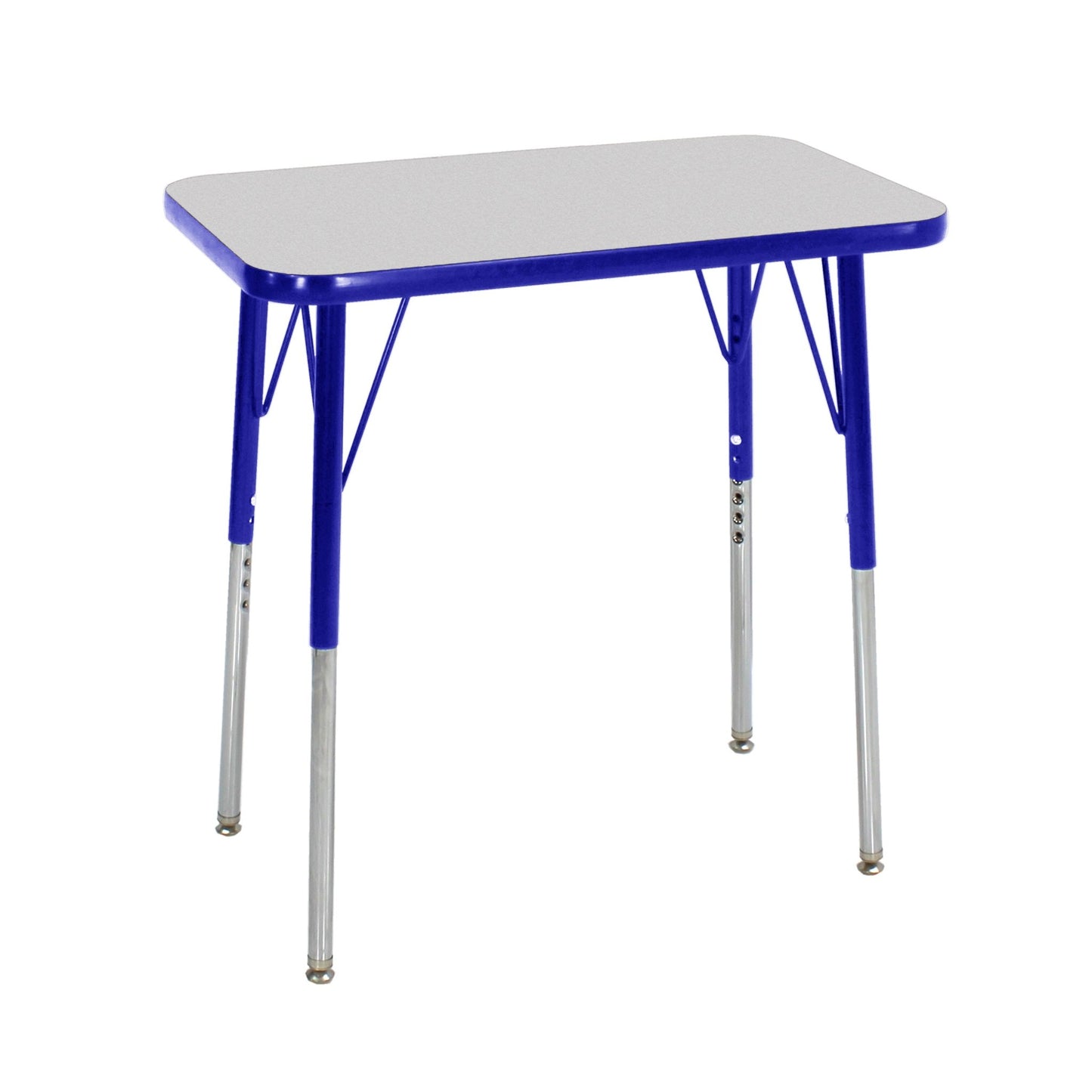 FDP 18" x 30" Rectangle T - Molding Activity Table with Adjustable Standard Swivel Glide Legs (FDP - 12861 - XX) - SchoolOutlet