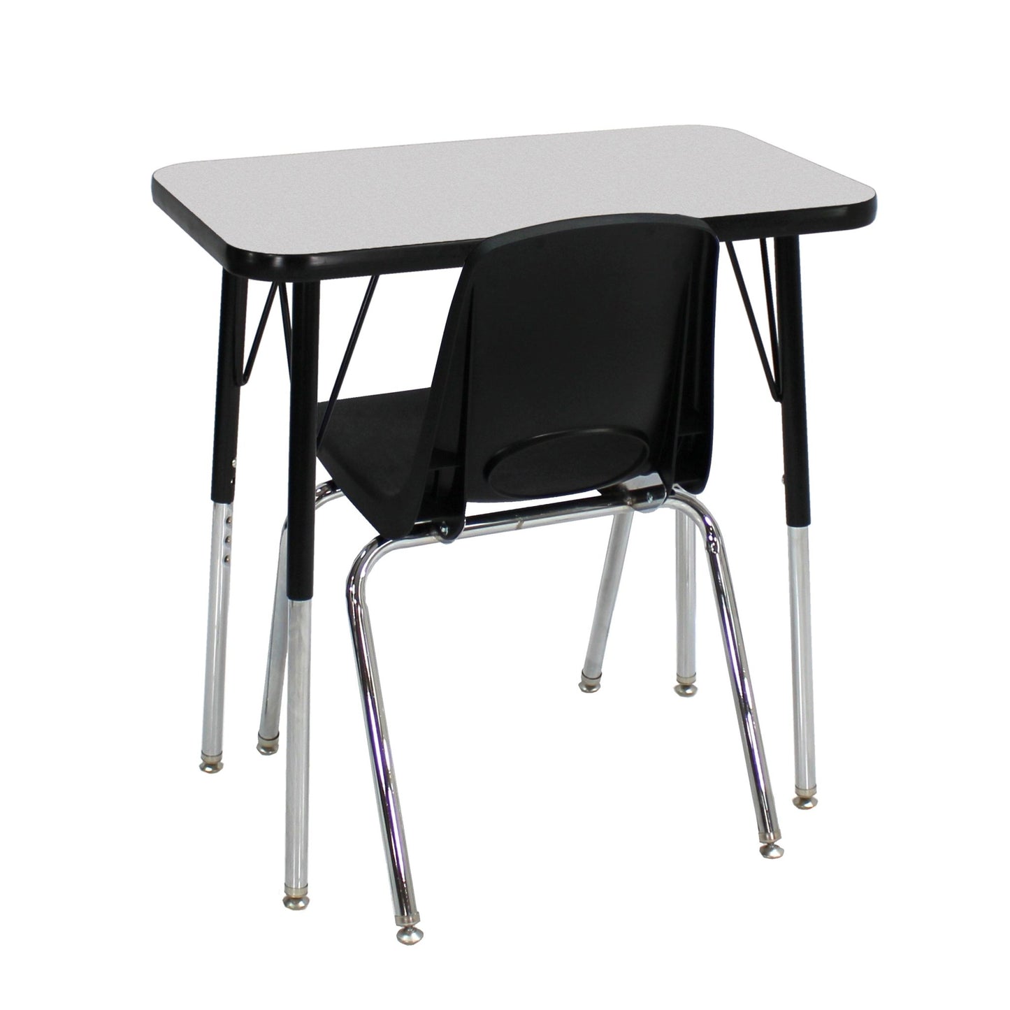 FDP 18" x 30" Rectangle T - Molding Activity Table with Adjustable Standard Swivel Glide Legs (FDP - 12861 - XX) - SchoolOutlet