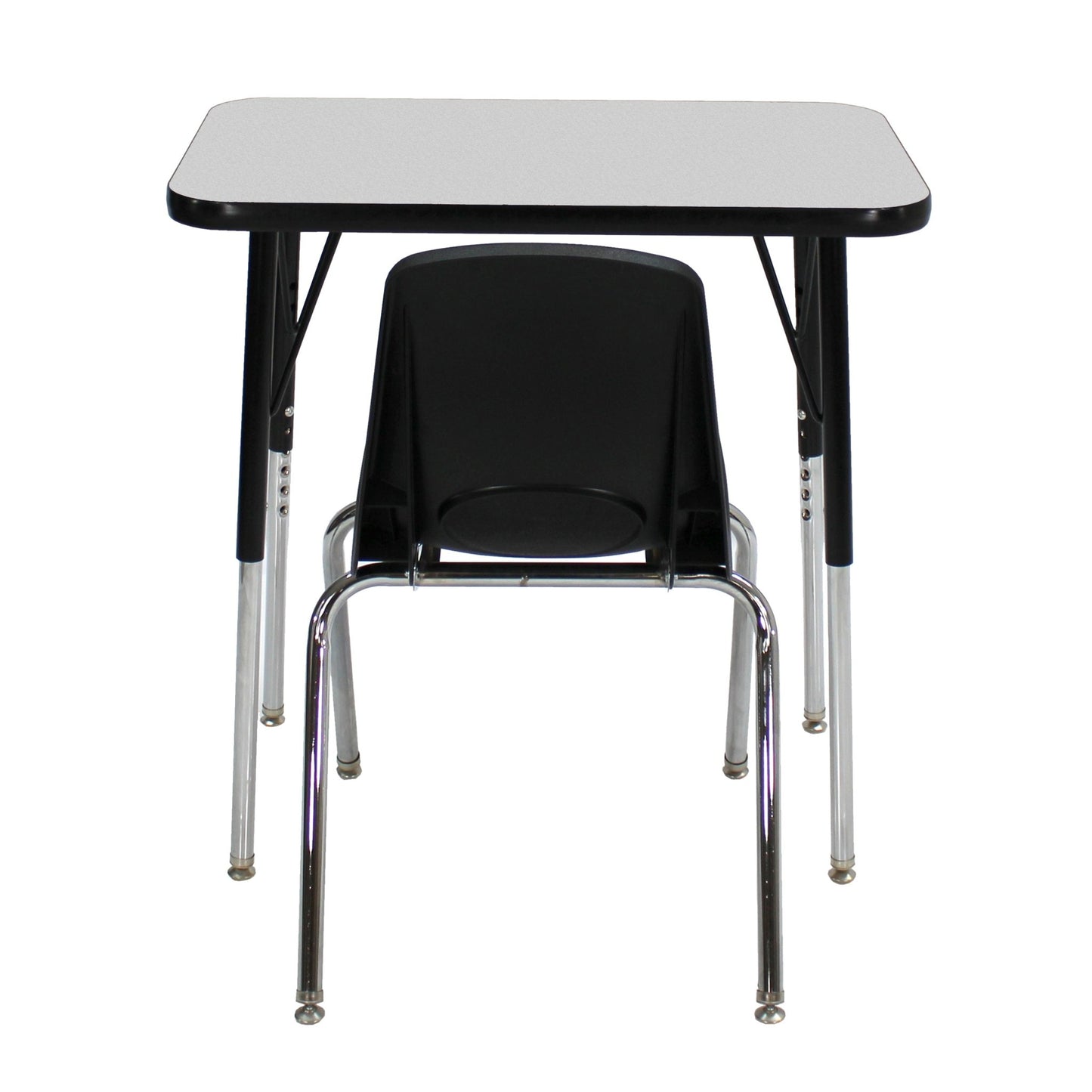 FDP 18" x 30" Rectangle T - Molding Activity Table with Adjustable Standard Swivel Glide Legs (FDP - 12861 - XX) - SchoolOutlet