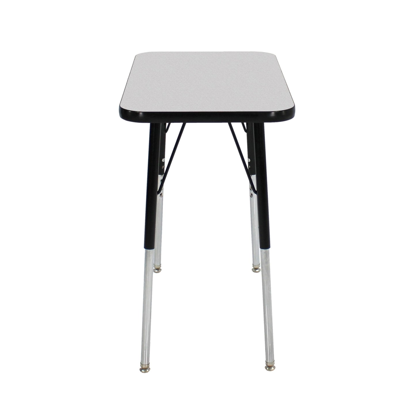 FDP 18" x 30" Rectangle T - Molding Activity Table with Adjustable Standard Swivel Glide Legs (FDP - 12861 - XX) - SchoolOutlet