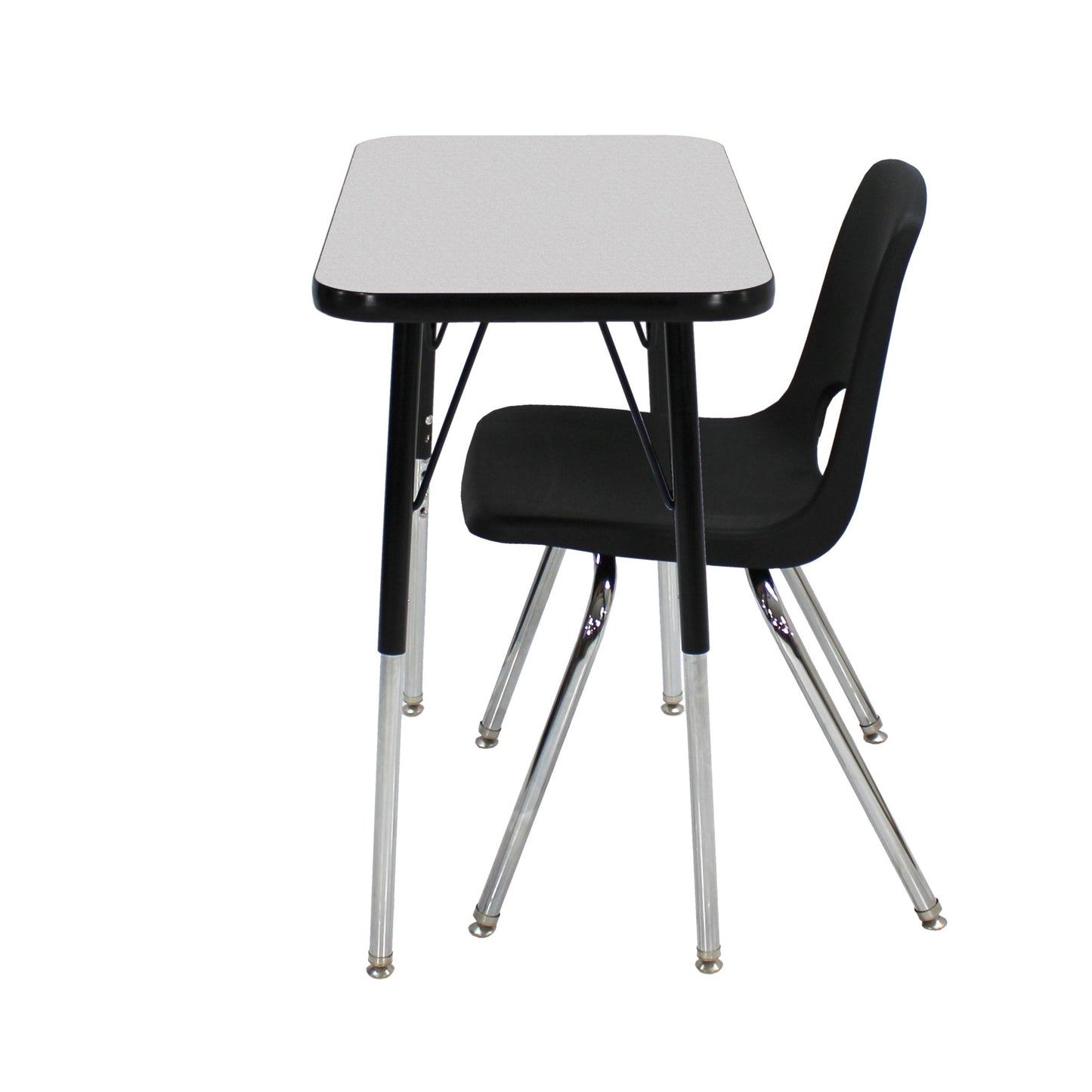 FDP 18" x 30" Rectangle T - Molding Activity Table with Adjustable Standard Swivel Glide Legs (FDP - 12861 - XX) - SchoolOutlet