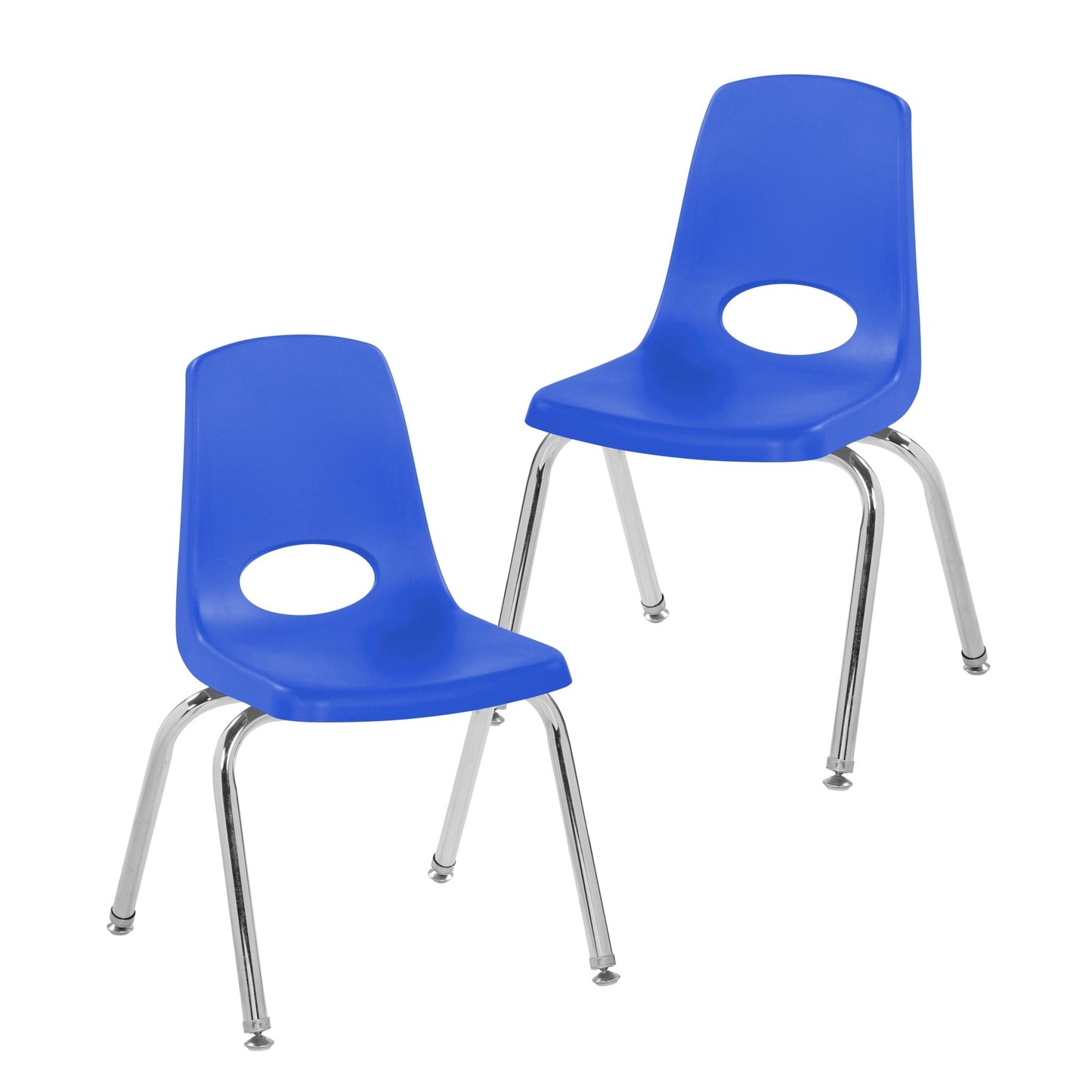 FDP Stackable School Chair with Swivel Glides - 14" Seat Height (FDP - 13048) - SchoolOutlet