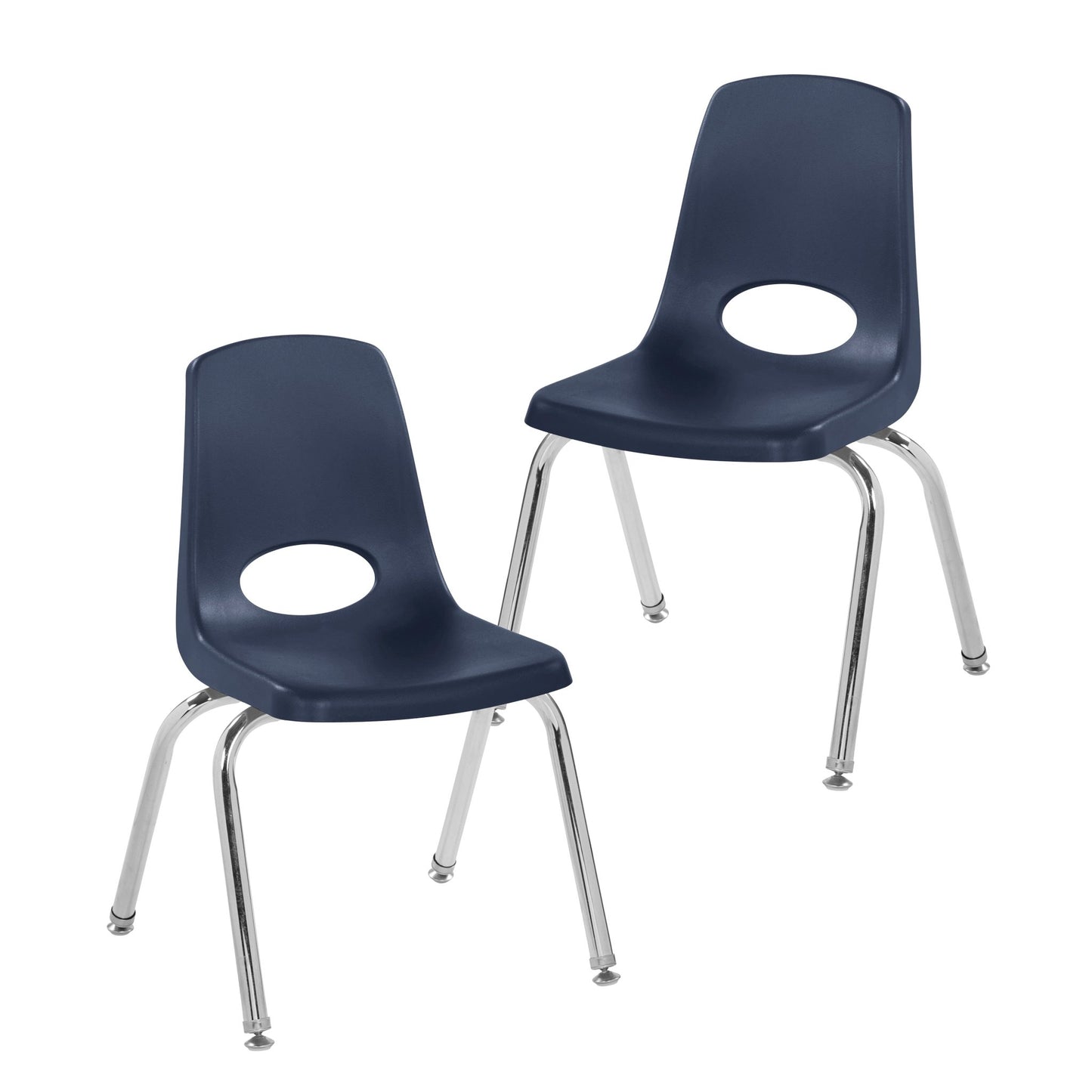 FDP Stackable School Chair with Swivel Glides - 14" Seat Height (FDP - 13048) - SchoolOutlet