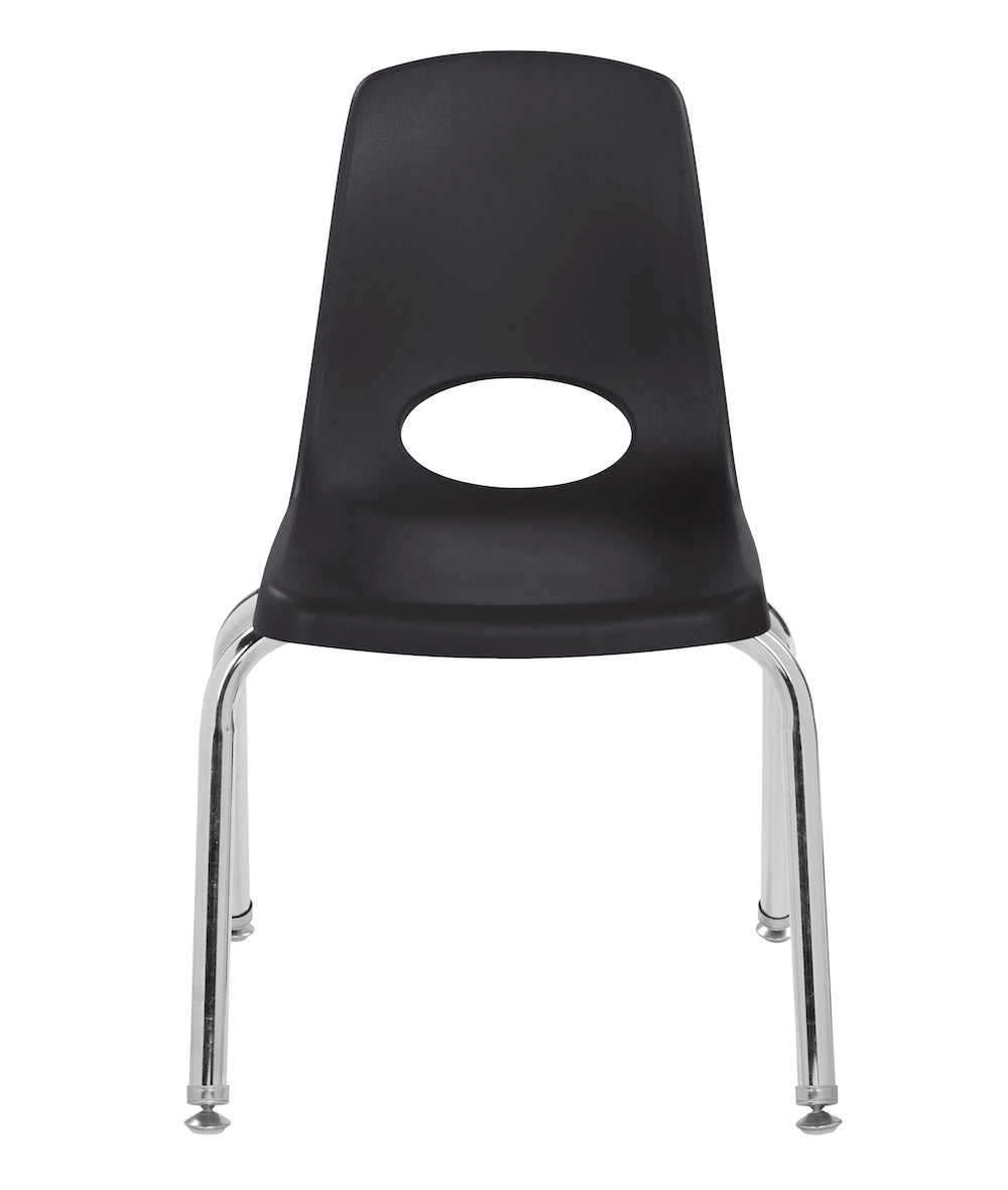 FDP Stackable School Chair with Swivel Glides - 14" Seat Height (FDP - 13048) - SchoolOutlet