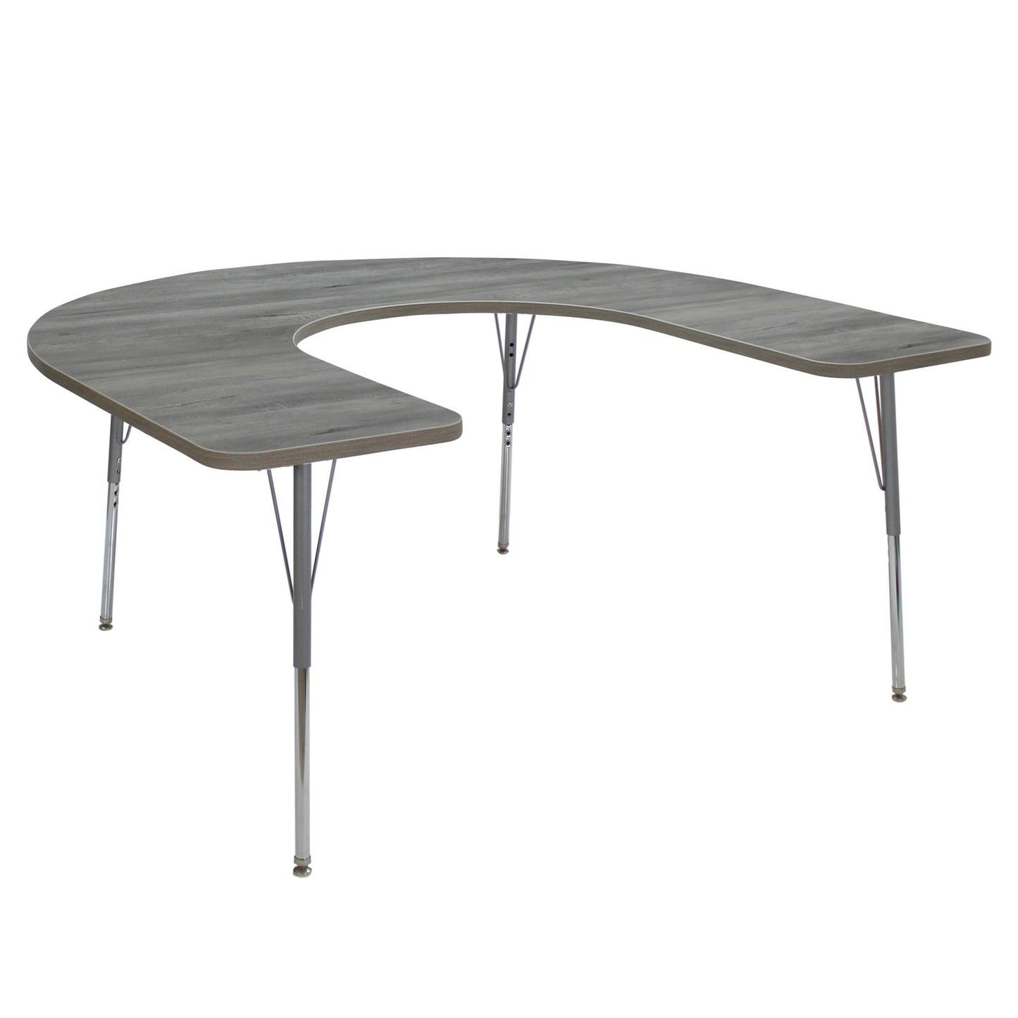 FDP 60" x 66" Horseshoe La Madera Activity Table with Standard Legs (FDP - 13103 - XX) - SchoolOutlet