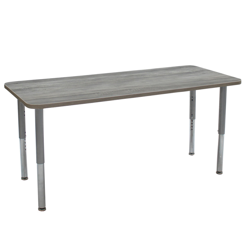 FDP 24" x 72" Rectangle La Madera Activity Table with Adjustable Super Legs (FDP - 13124 - XX) - SchoolOutlet