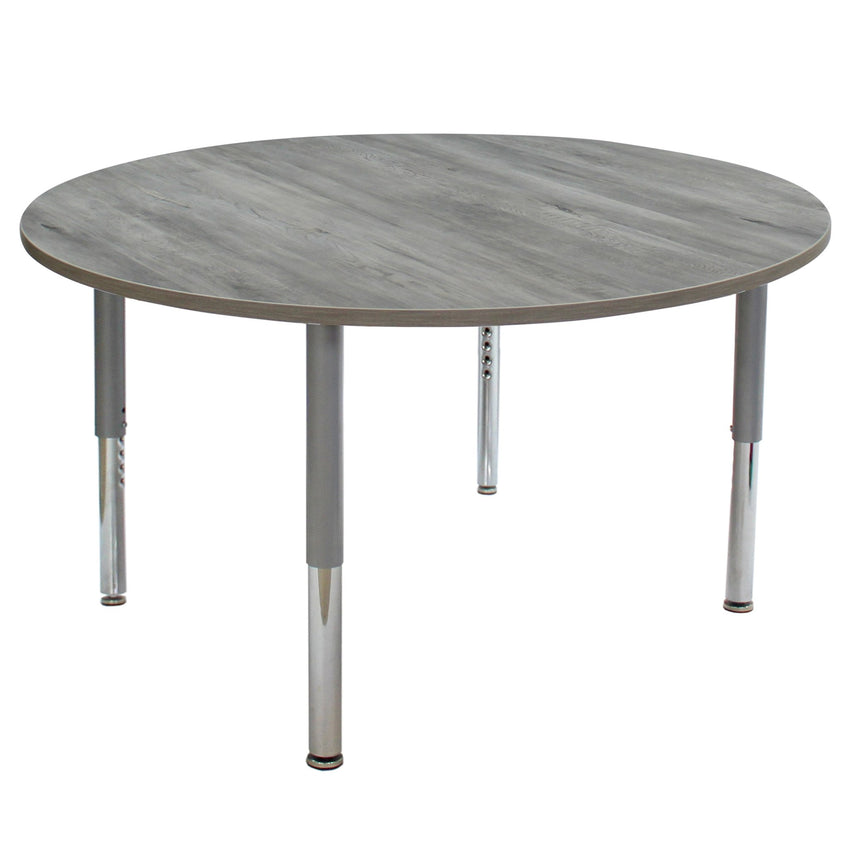 FDP 48" Round La Madera Activity Table with Adjustable Super Legs (FDP - 13130 - XX) - SchoolOutlet