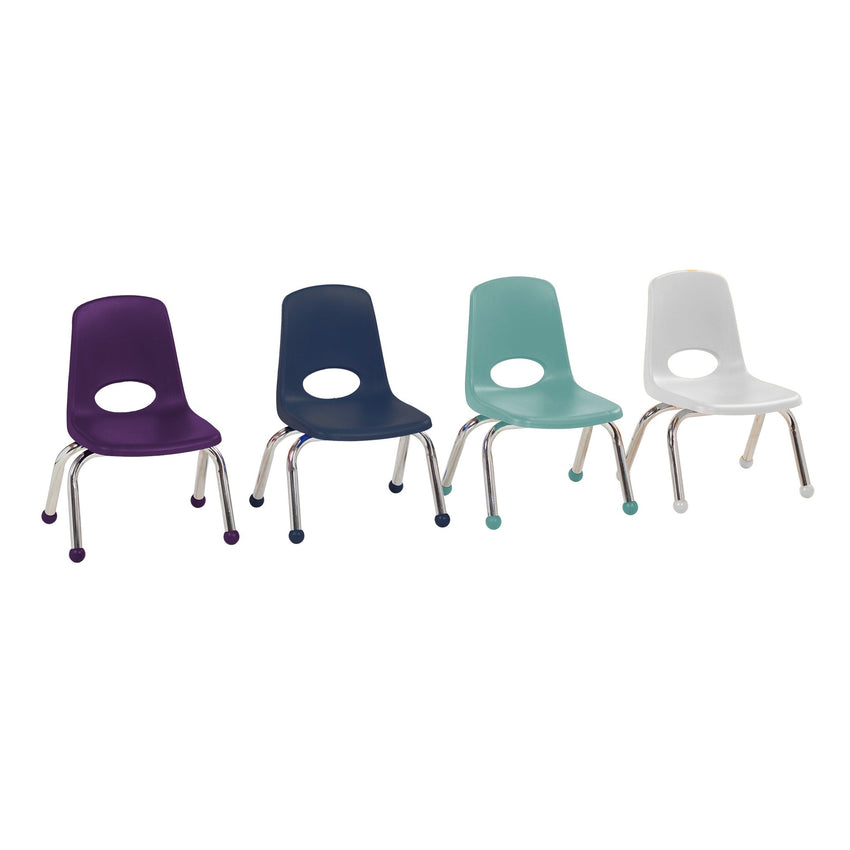 FDP Stackable School Chair with Ball Glides - 10" Seat Height (FDP - 14001) - SchoolOutlet