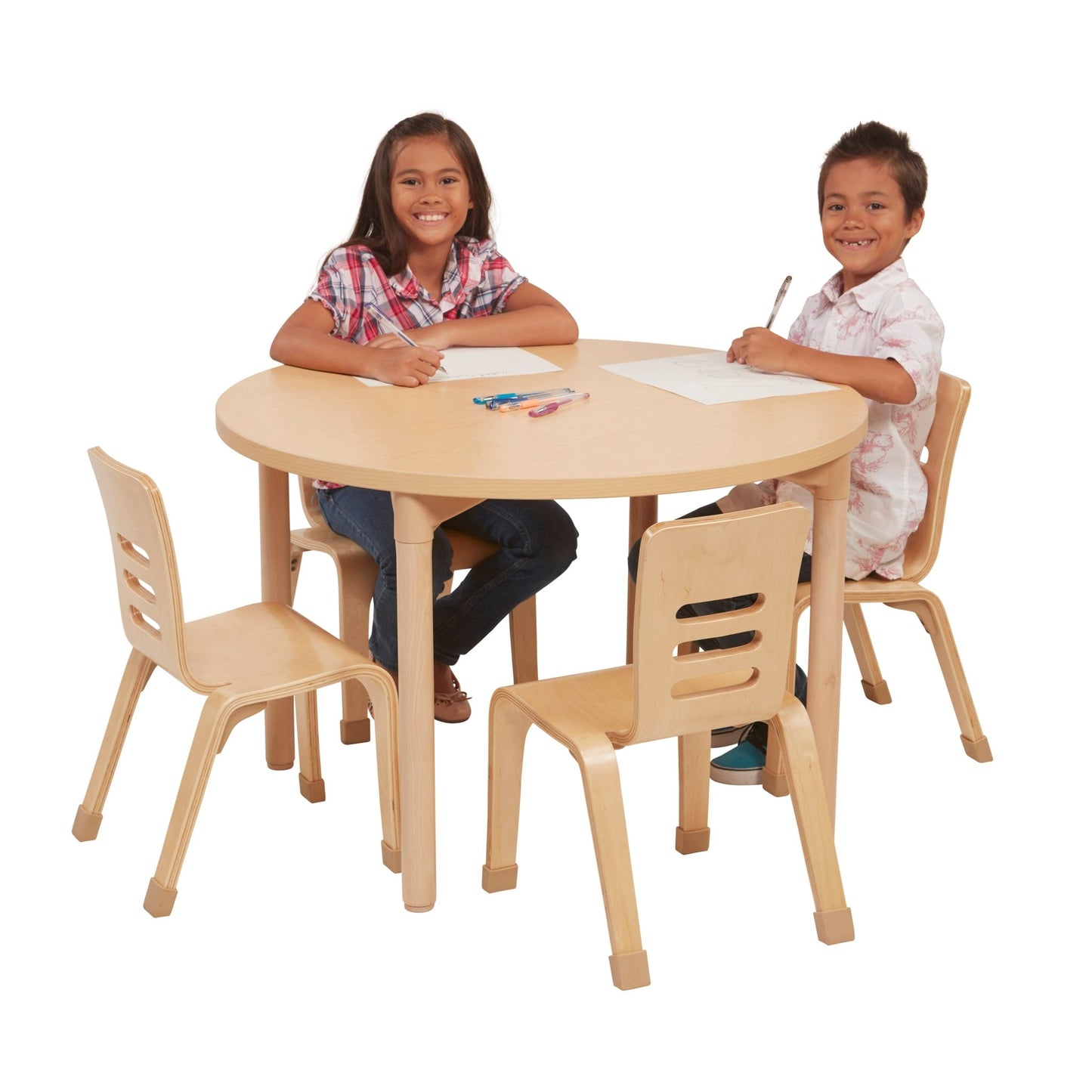 FDP 30" Round All - Purpose Activity Table with 26" Wood Legs (FDP - 14291 - MPMG) - SchoolOutlet