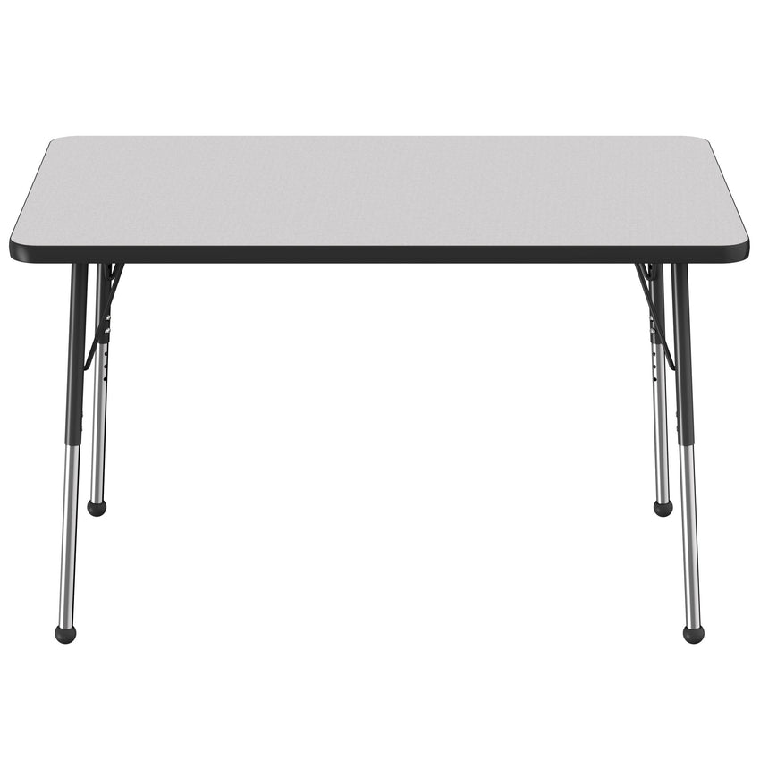 FDP 30" x 48" Rectangle Thermofused Activity Table with Adjustable Standard Ball Glide Legs (FDP - 14781 - XX) - SchoolOutlet