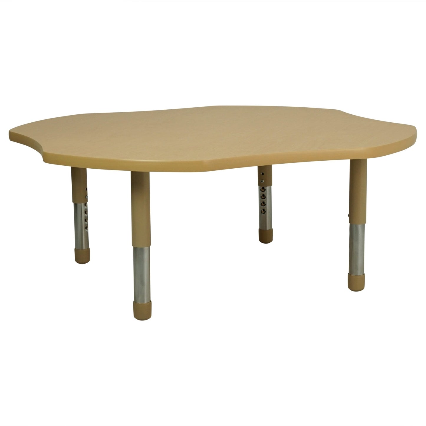 FDP 48" x 48" Clover T - Molding Activity Table with Adjustable Tiny Tot Legs (FDP - 14889 - XX) - SchoolOutlet