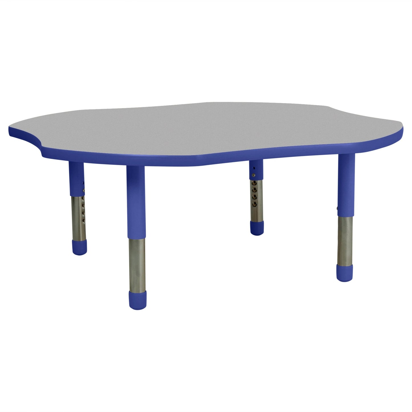 FDP 48" x 48" Clover T - Molding Activity Table with Adjustable Tiny Tot Legs (FDP - 14889 - XX) - SchoolOutlet