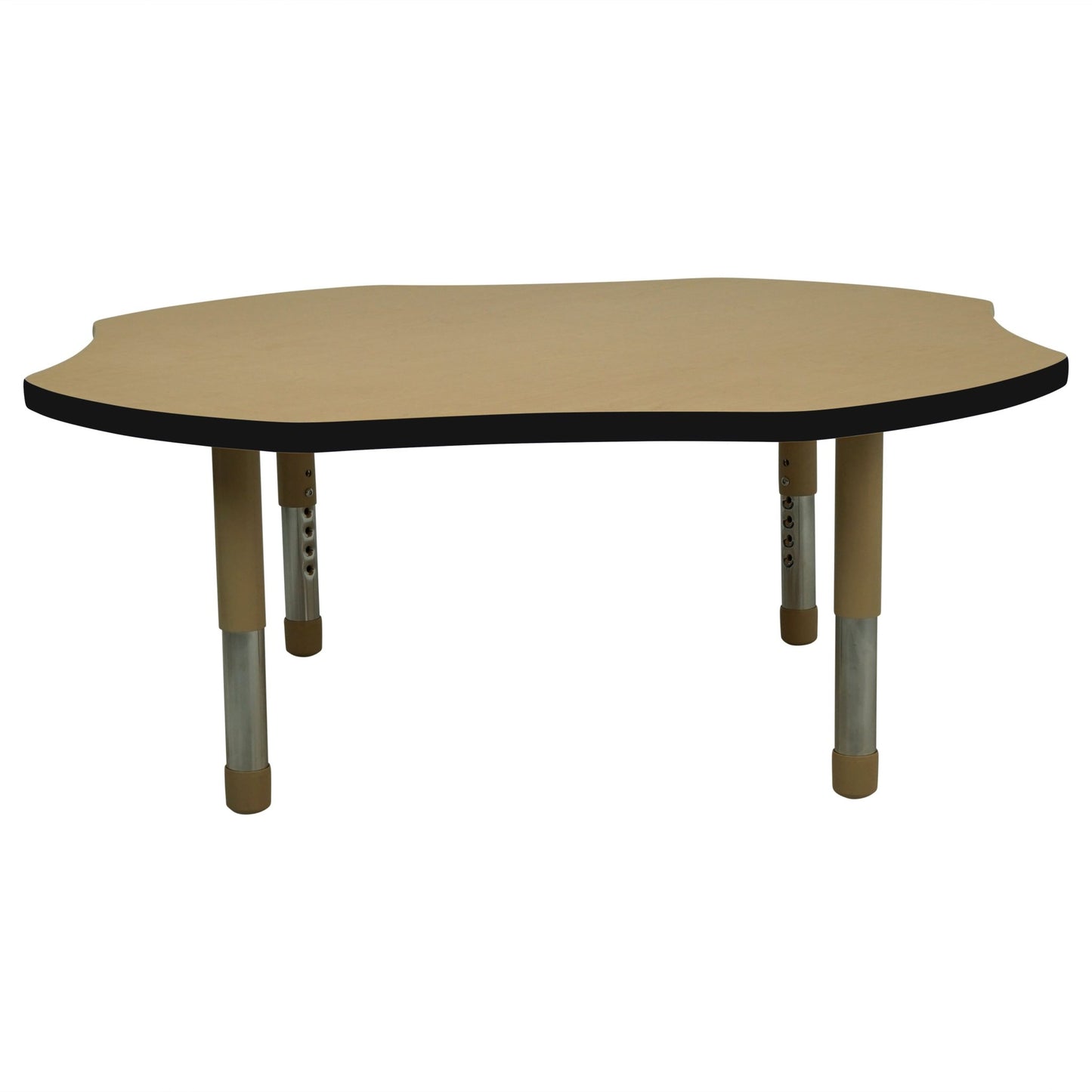 FDP 48" x 48" Clover T - Molding Activity Table with Adjustable Tiny Tot Legs (FDP - 14889 - XX) - SchoolOutlet